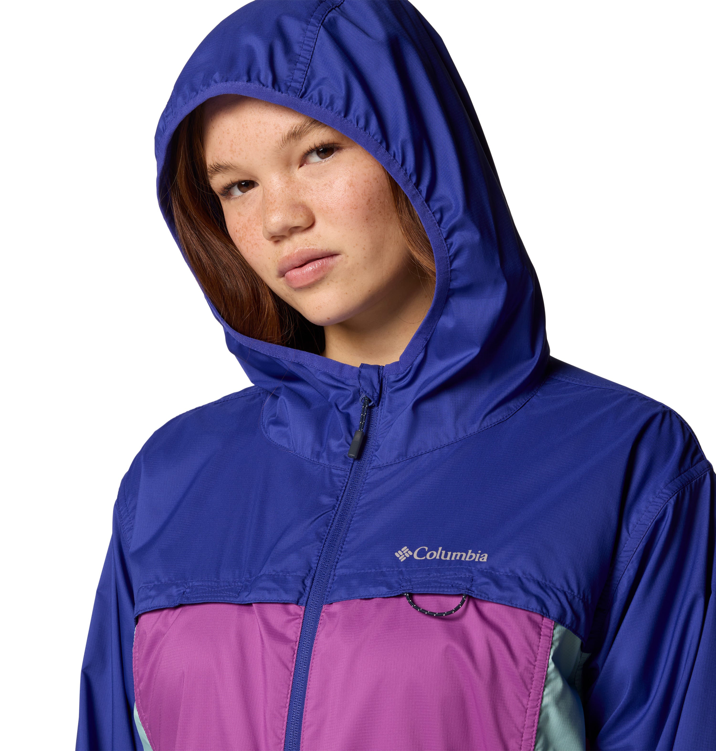 Chamarra rompevientos para mujer Columbia Crested Canyon