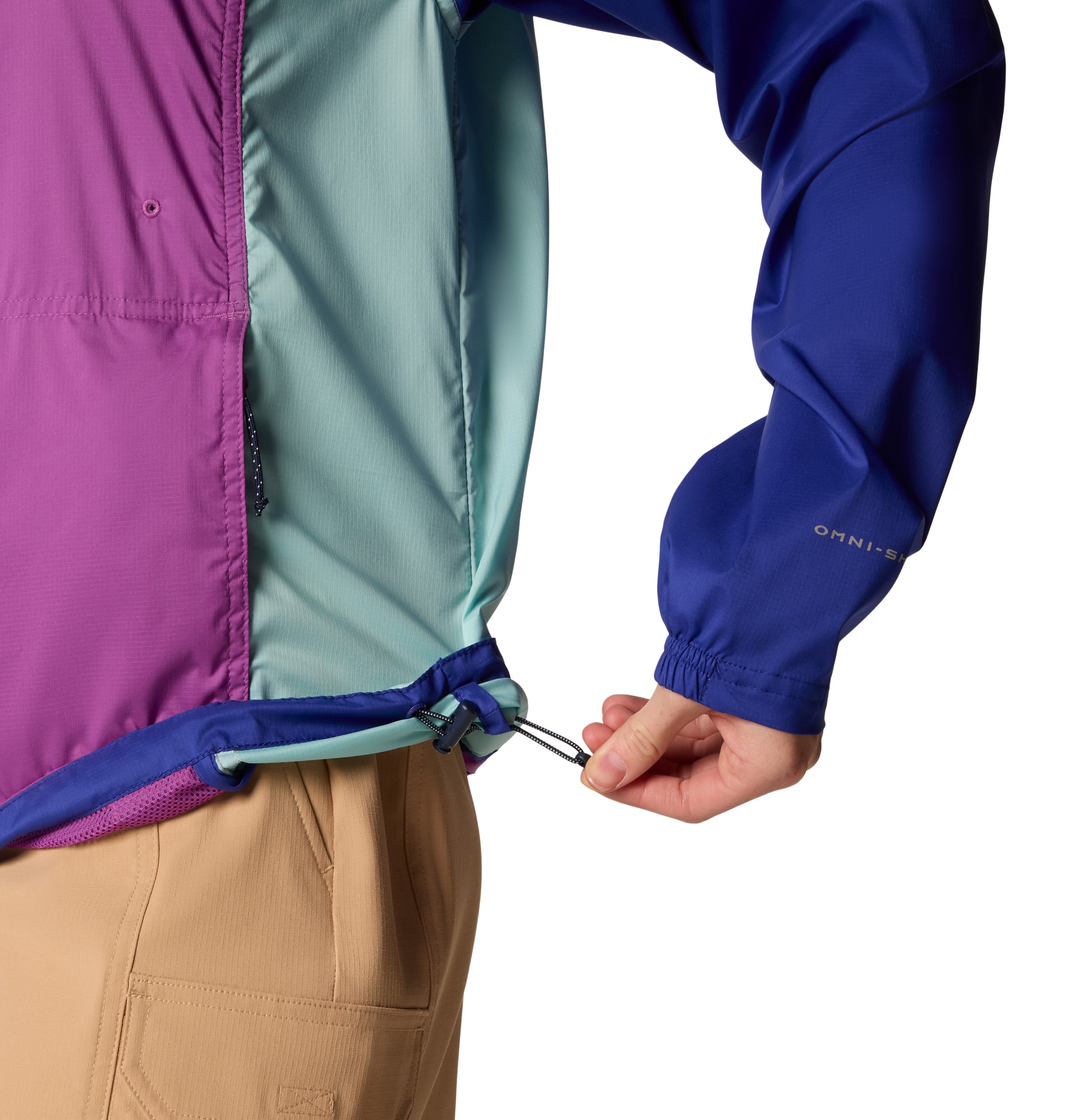 Chamarra rompevientos para mujer Columbia Crested Canyon