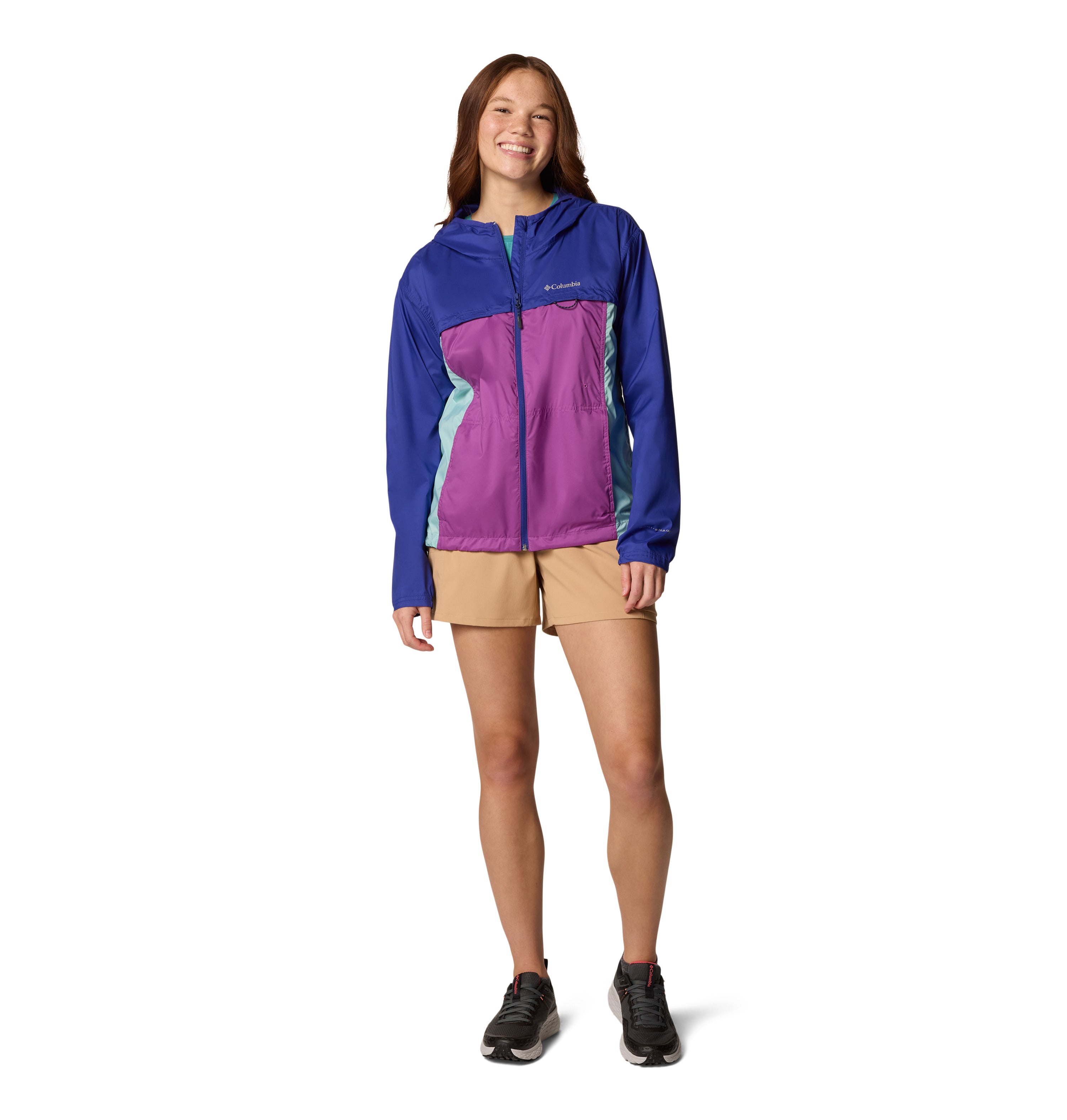 Chamarra rompevientos para mujer Columbia Crested Canyon