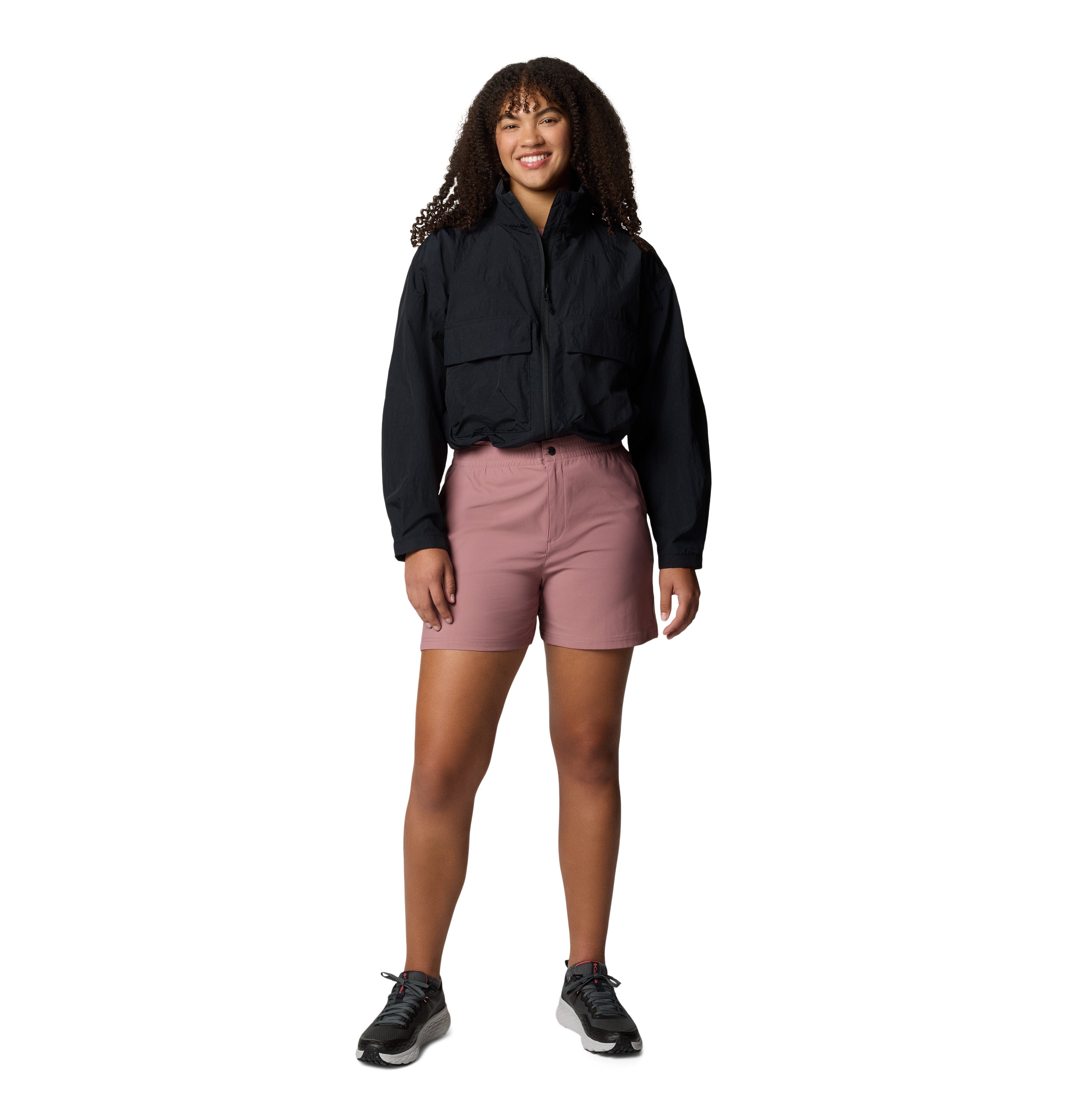 Chamarra rompevientos para mujer Columbia Paracutie Cropped Cargo