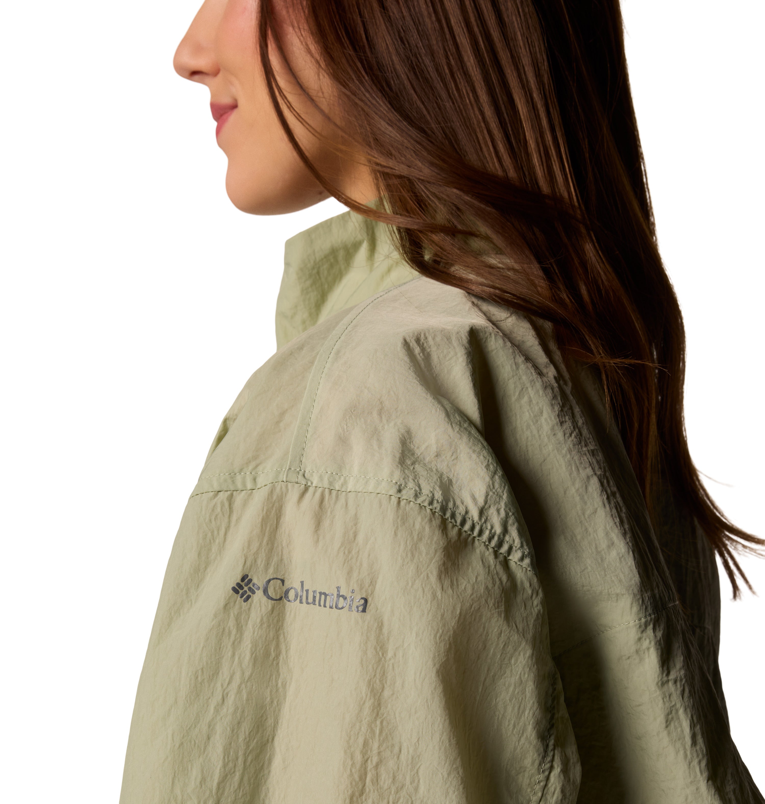 Chamarra rompevientos para mujer Columbia Paracutie Cropped Cargo