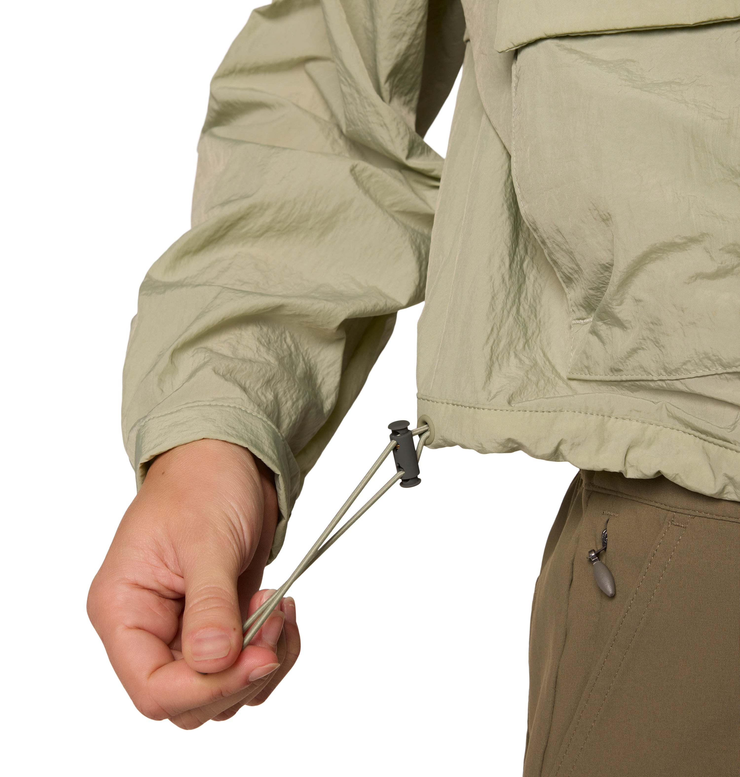 Chamarra rompevientos para mujer Columbia Paracutie Cropped Cargo