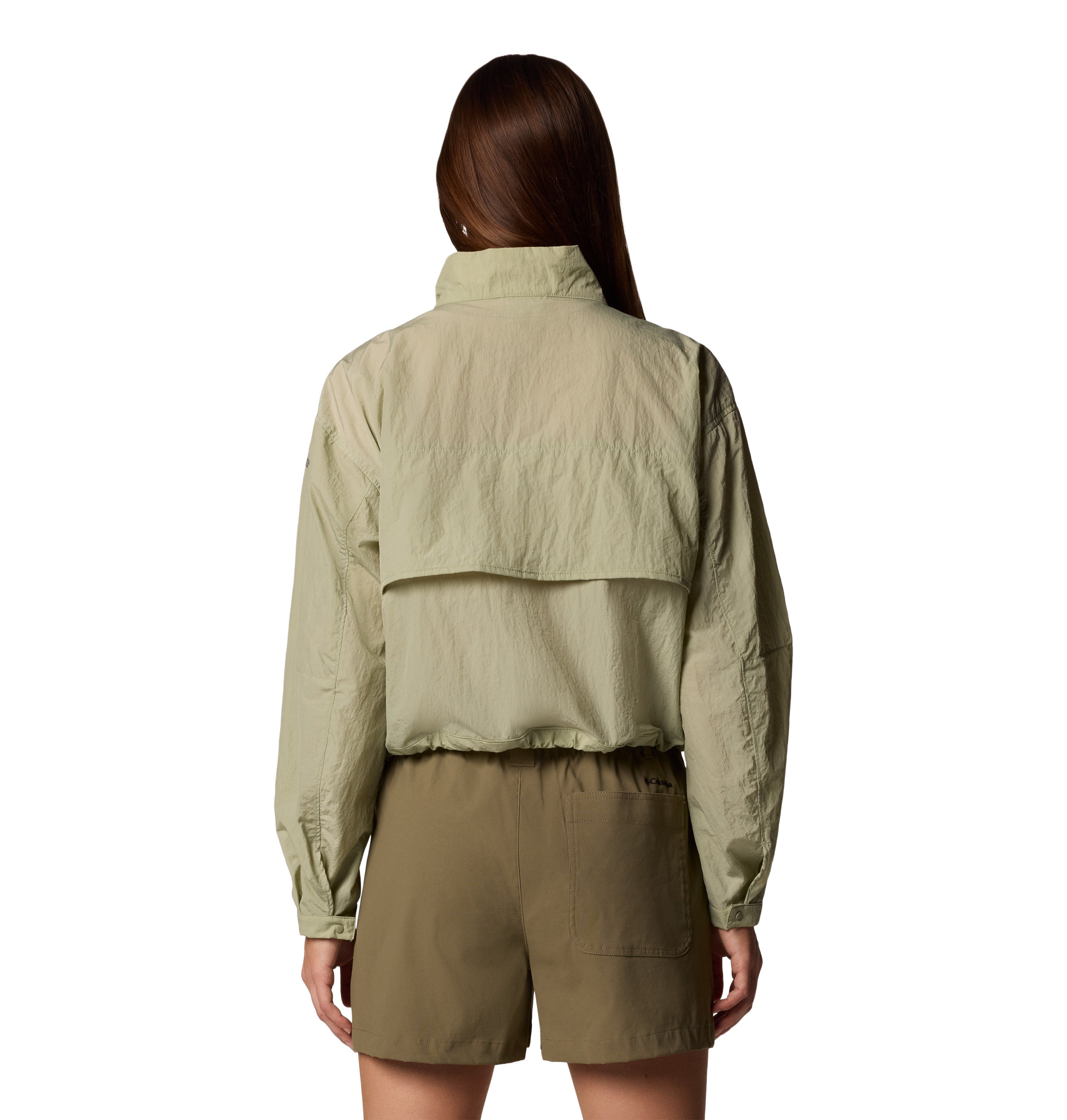 Chamarra rompevientos para mujer Columbia Paracutie Cropped Cargo