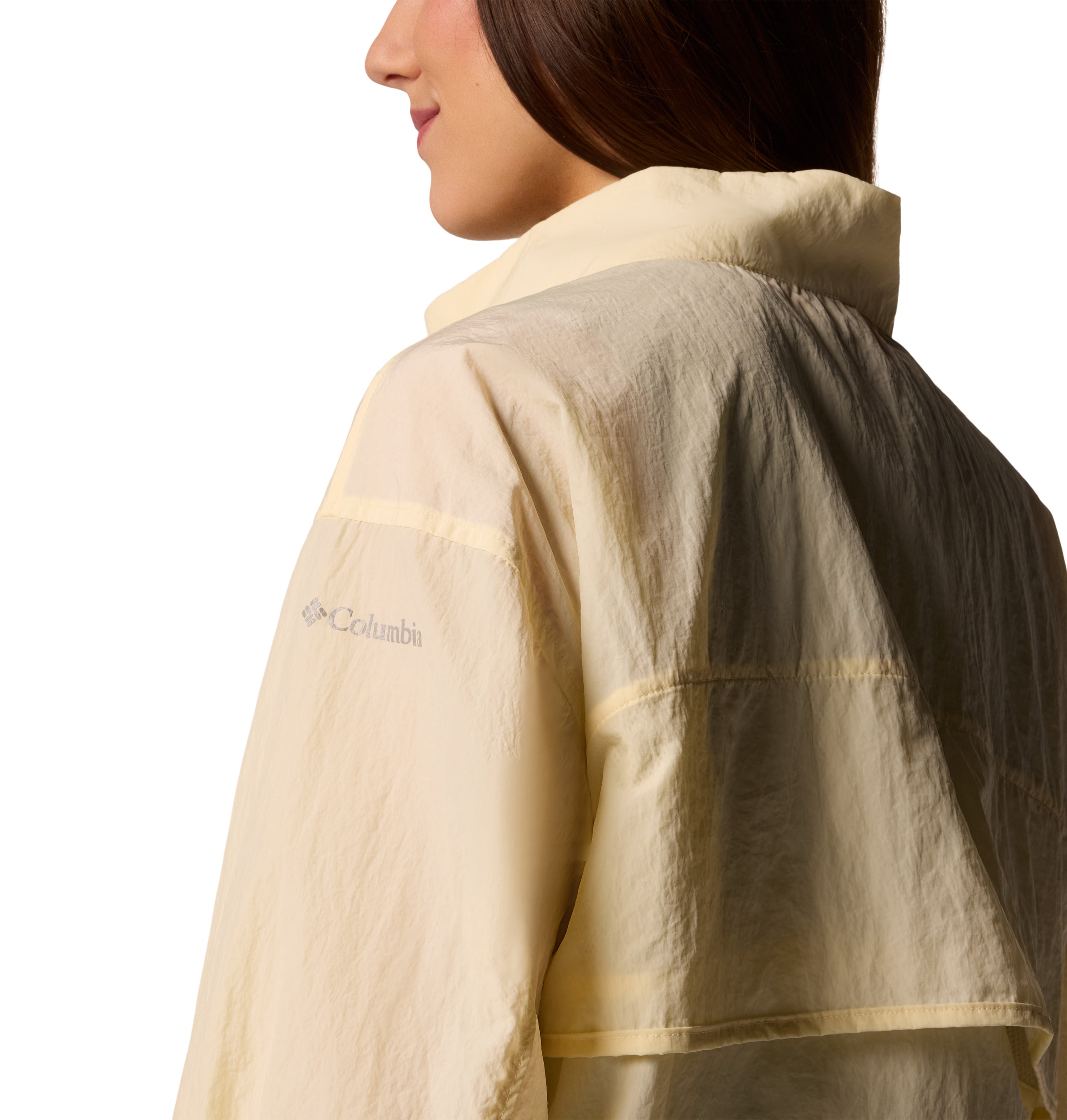 Chamarra rompevientos para mujer Columbia Paracutie Cropped Cargo