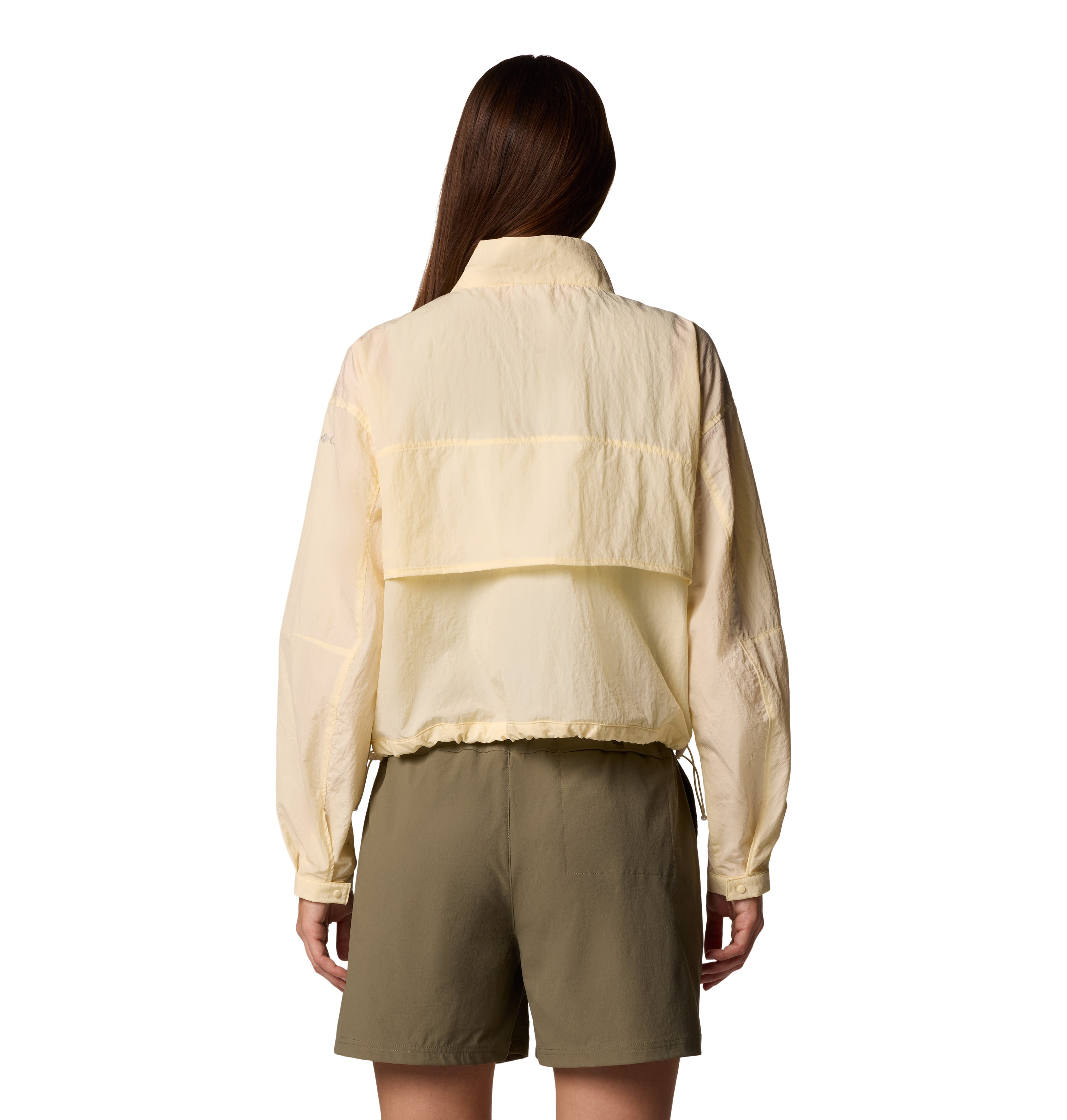 Chamarra rompevientos para mujer Columbia Paracutie Cropped Cargo