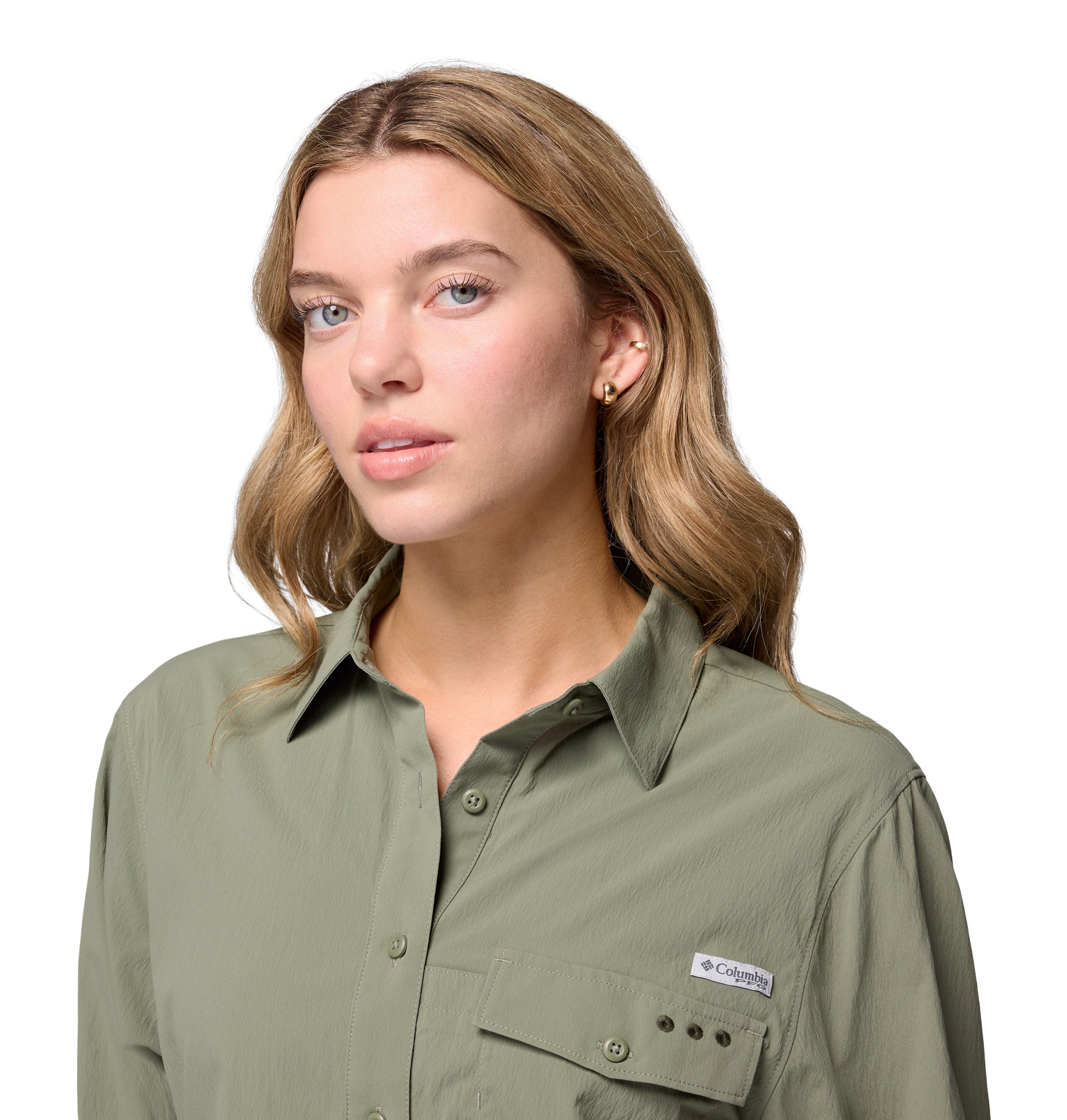 Camisa de manga larga para mujer Columbia Wild Cast