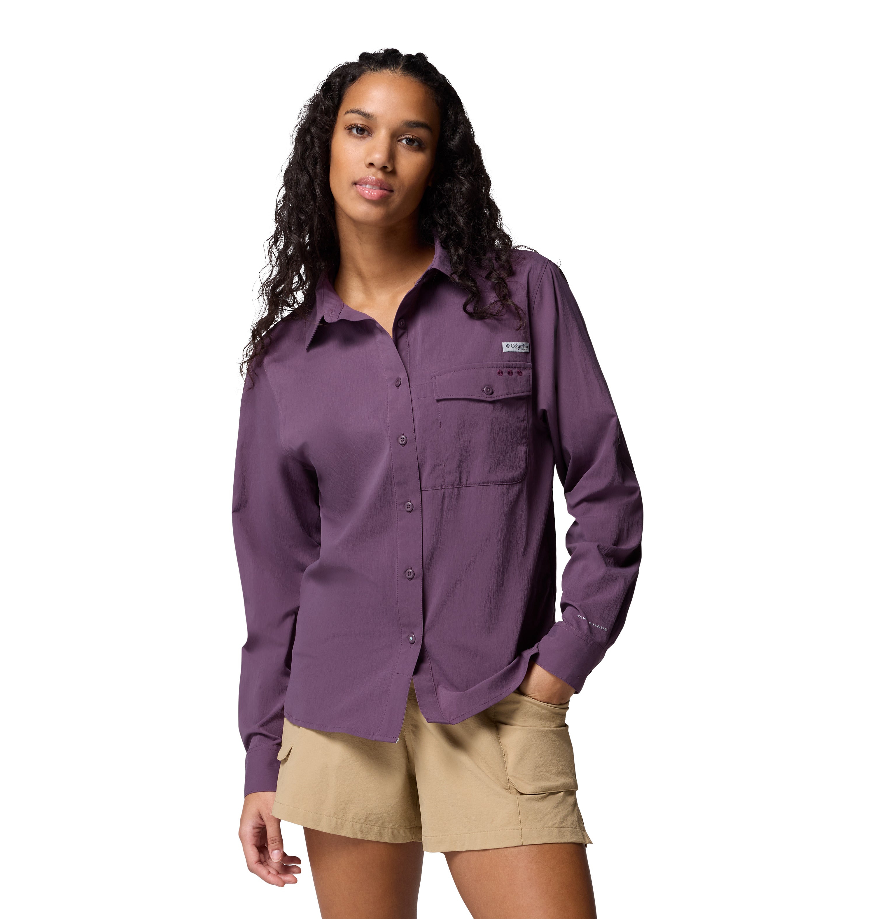 Camisa de manga larga para mujer Columbia Wild Cast