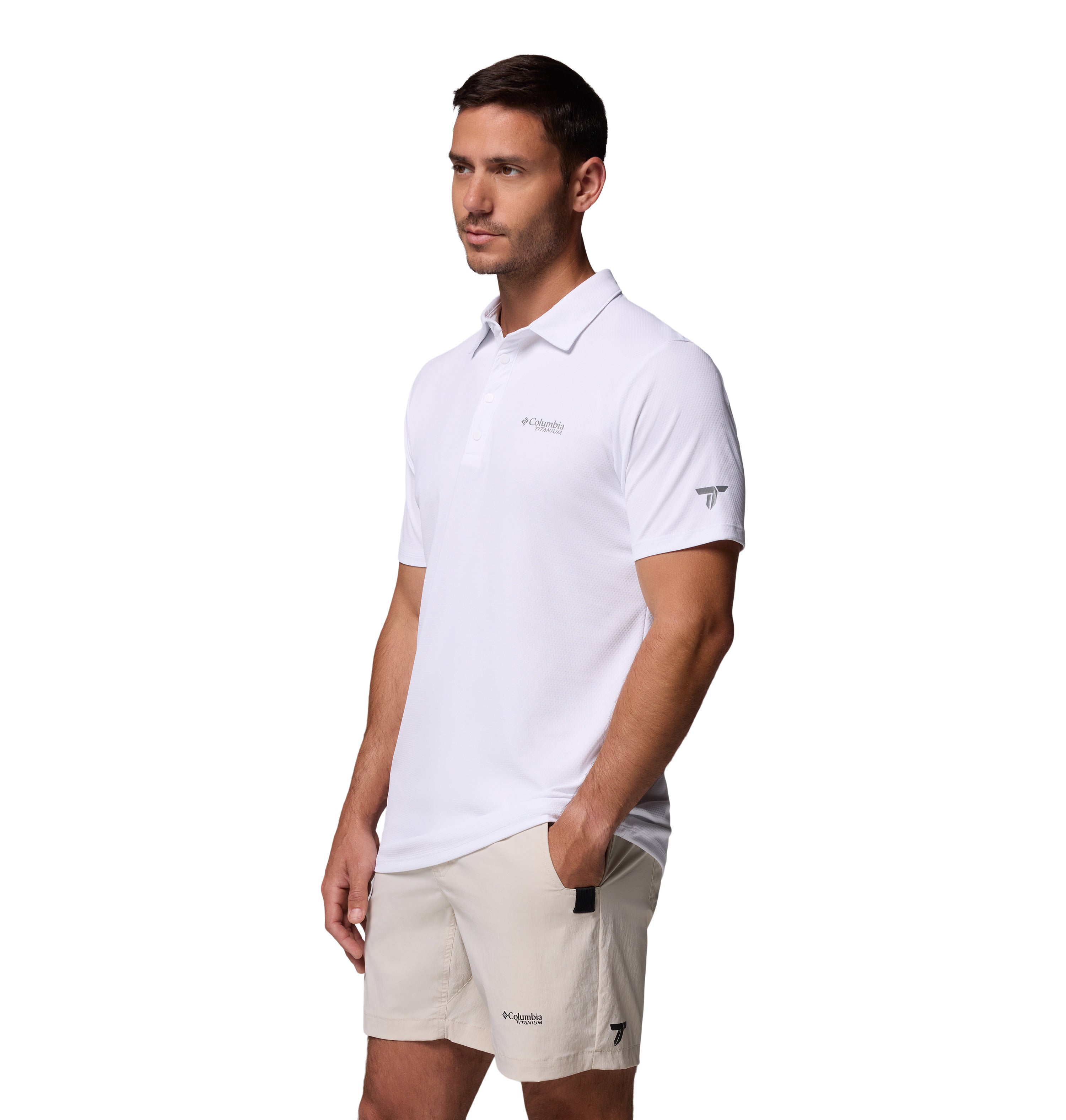 Playera tipo polo de manga corta para hombre Columbia Summit Valley