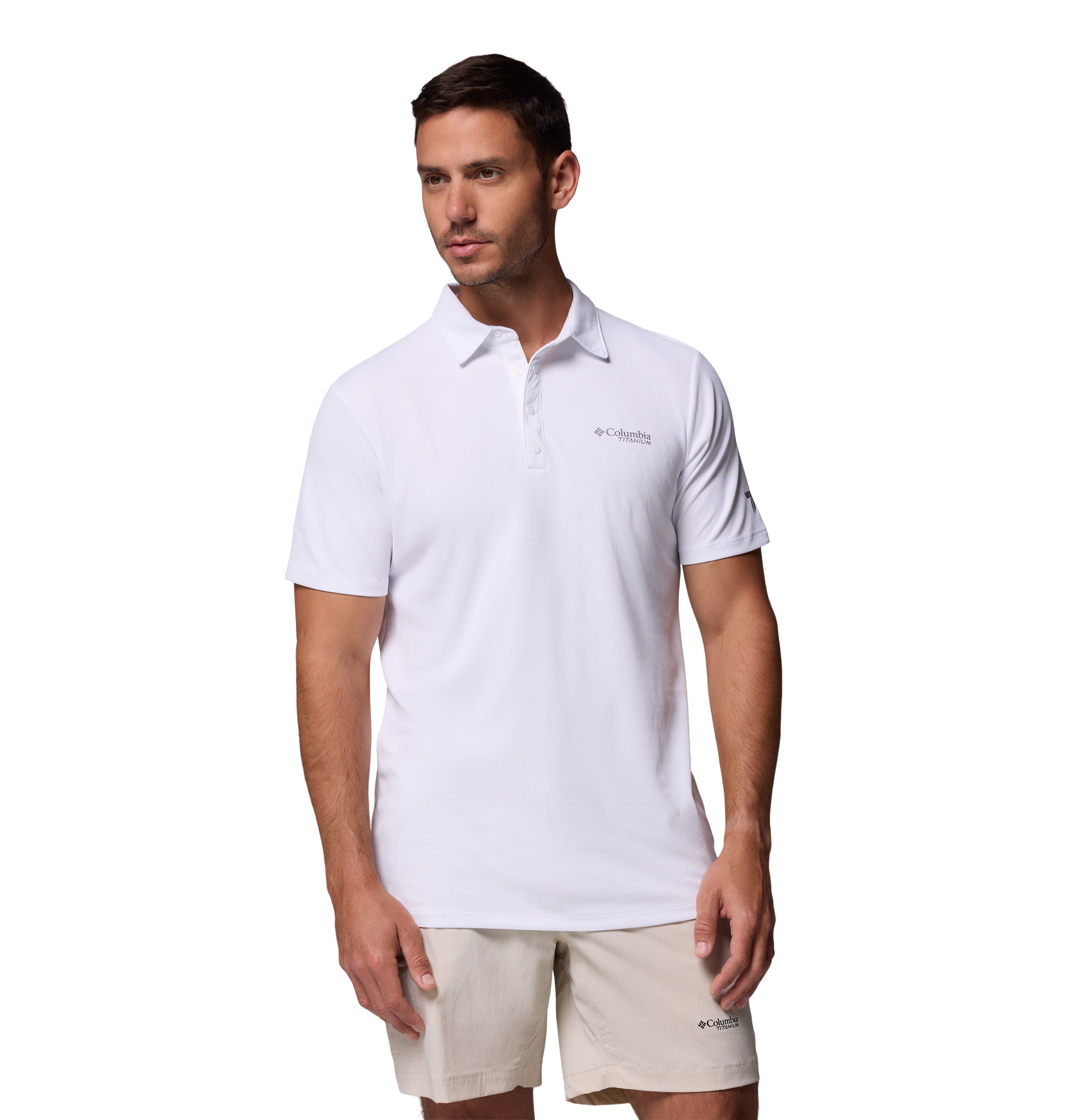 Playera tipo polo de manga corta para hombre Columbia Summit Valley
