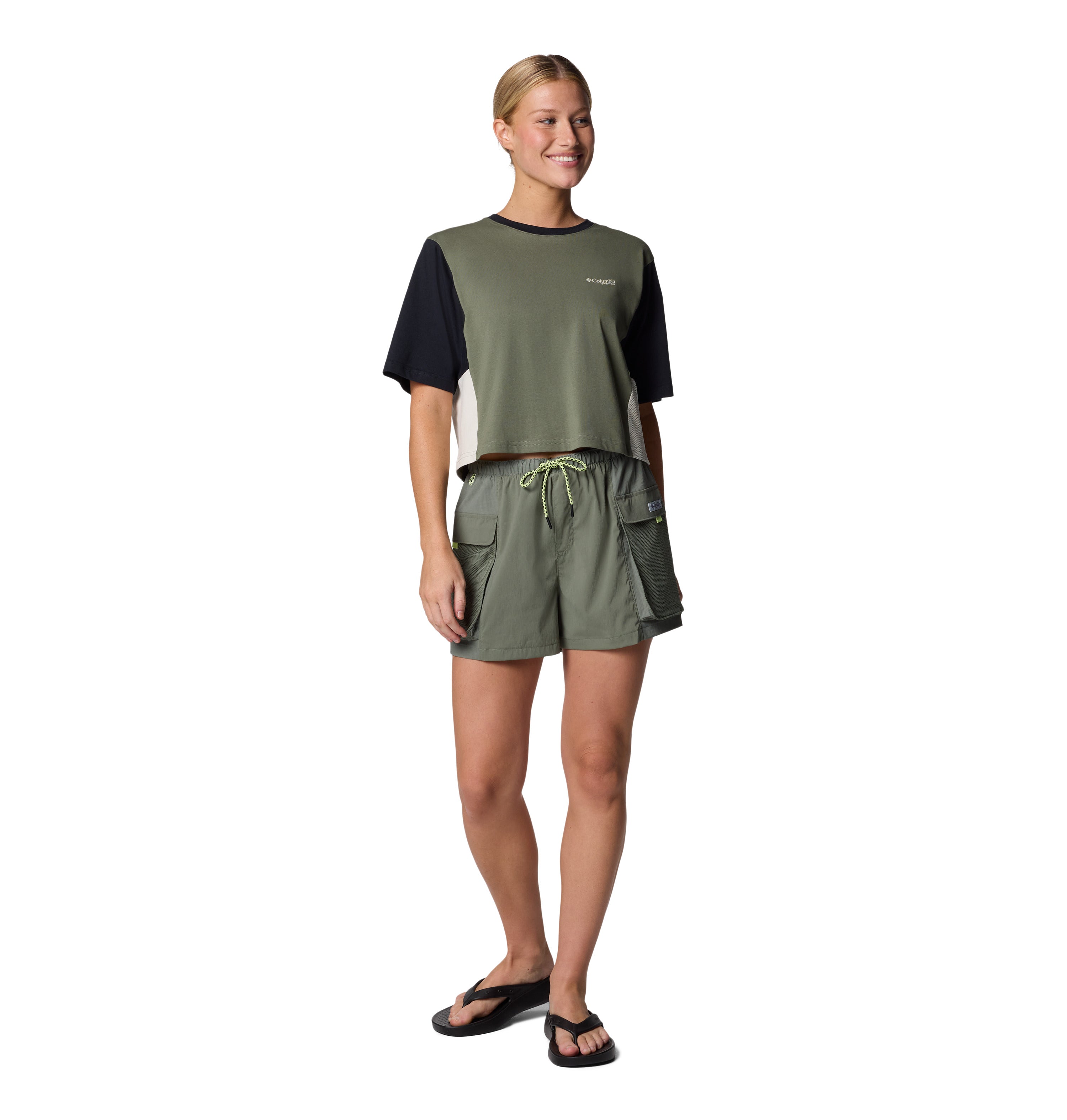 Playera de manga corta para mujer Columbia PFG Open Water