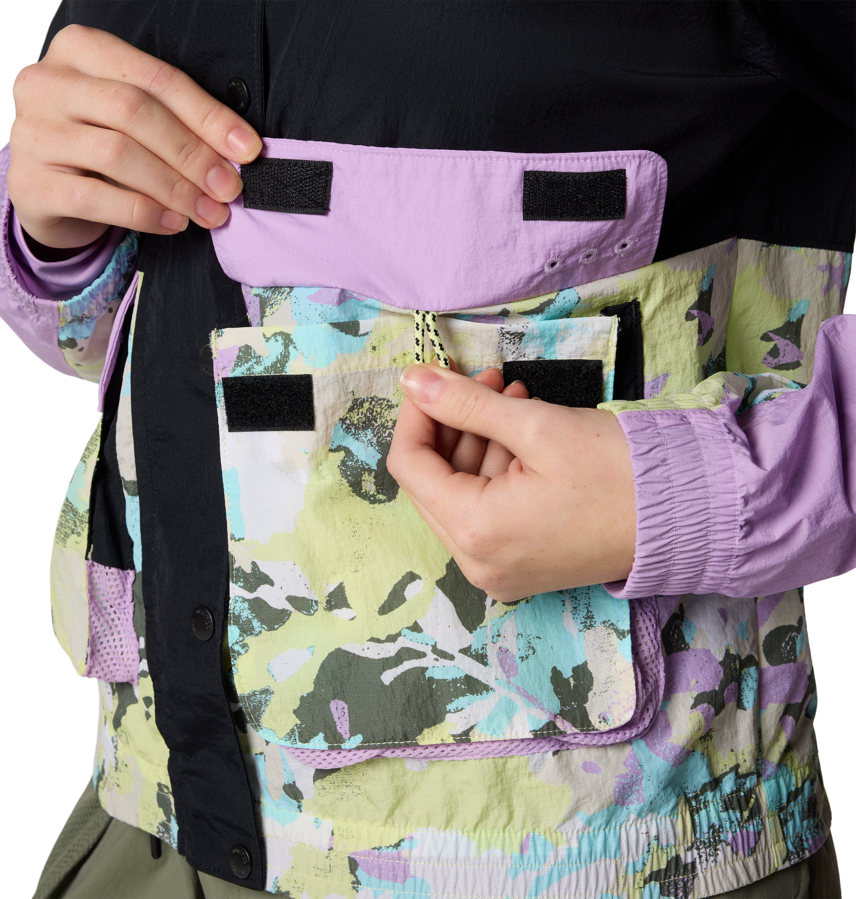 Chamarra rompevientos para mujer Columbia PFG Open Water