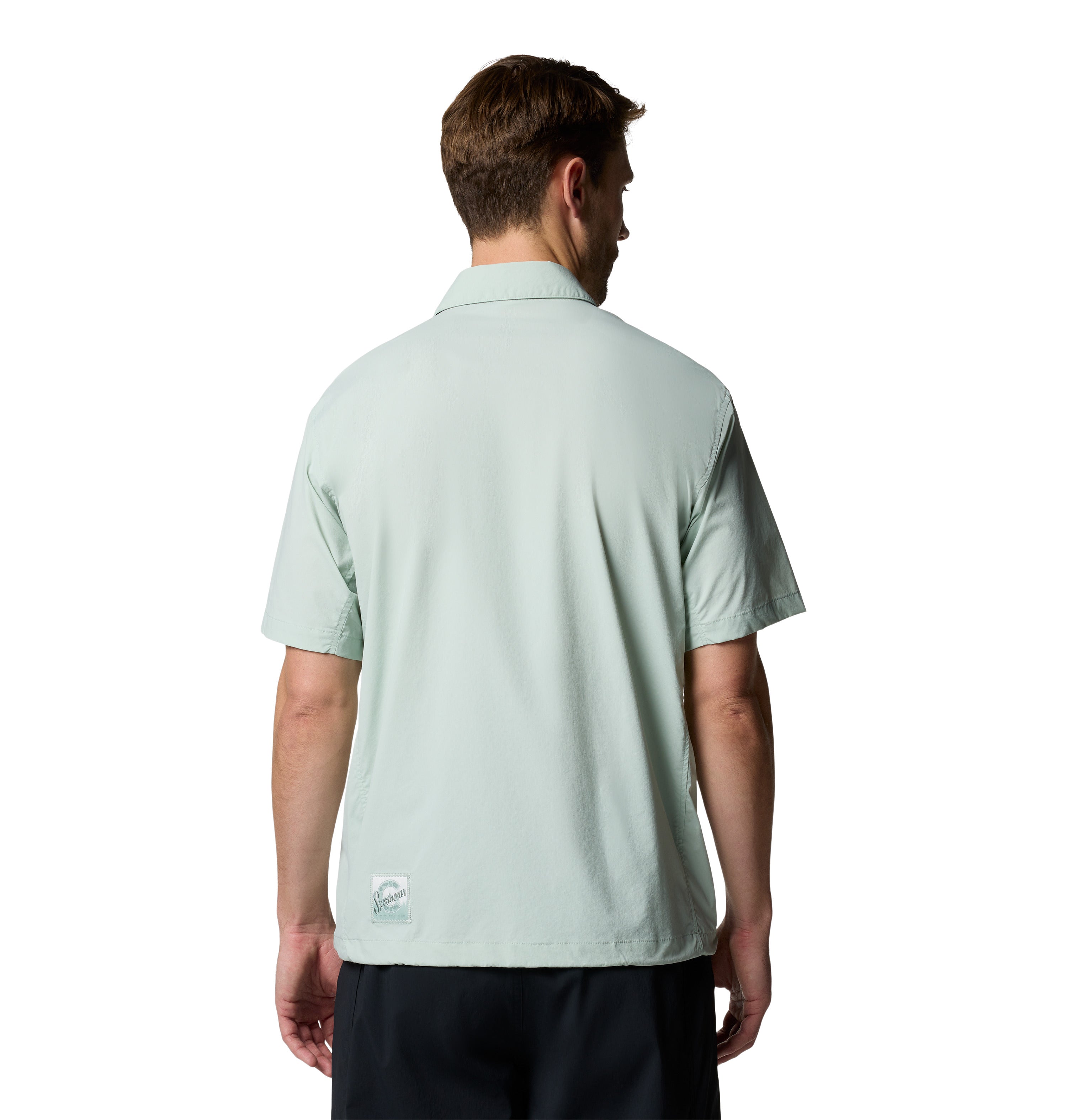 Playera tipo polo de manga corta para hombre Columbia Cove Beach Woven