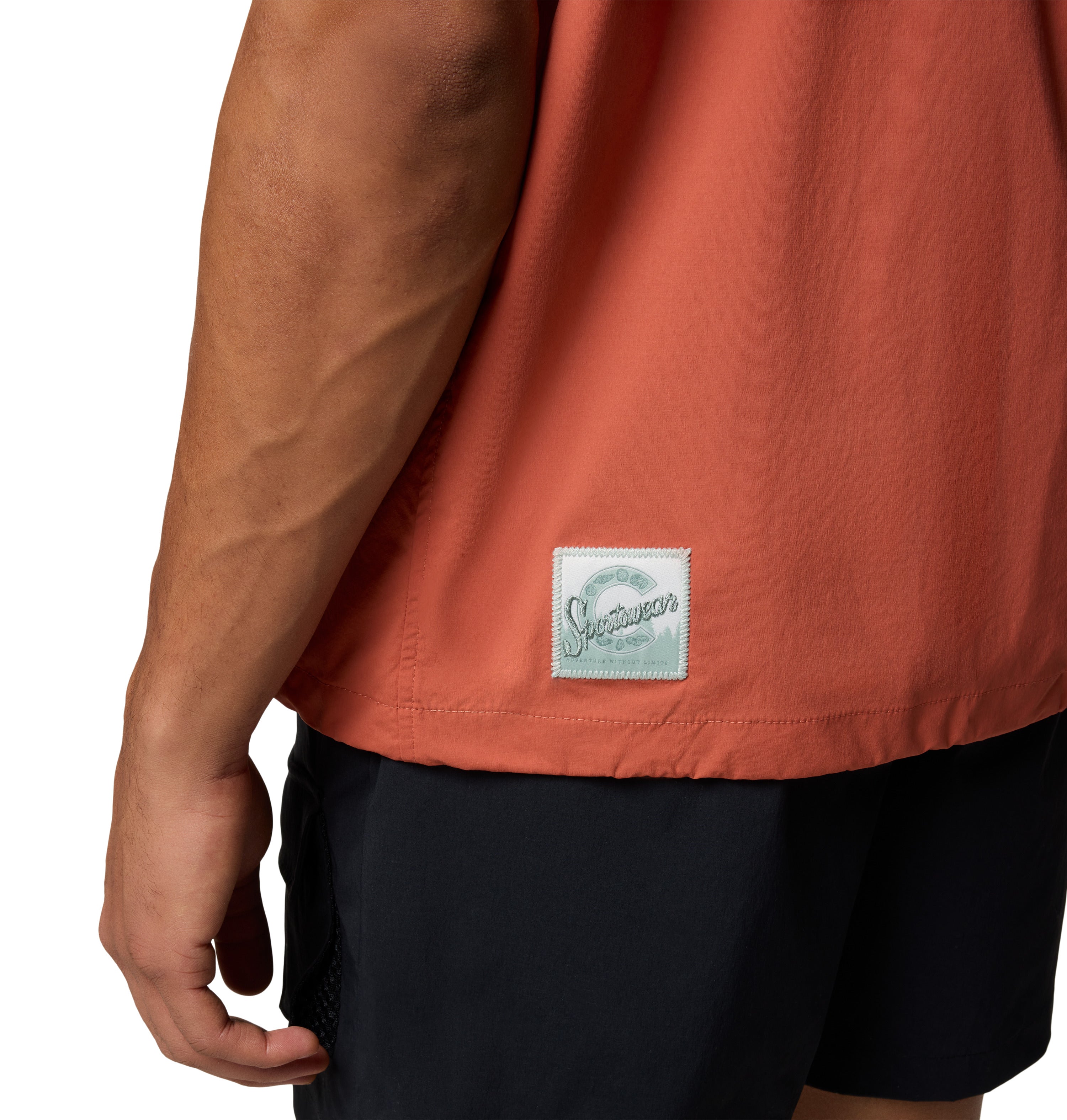 Playera tipo polo de manga corta para hombre Columbia Cove Beach Woven