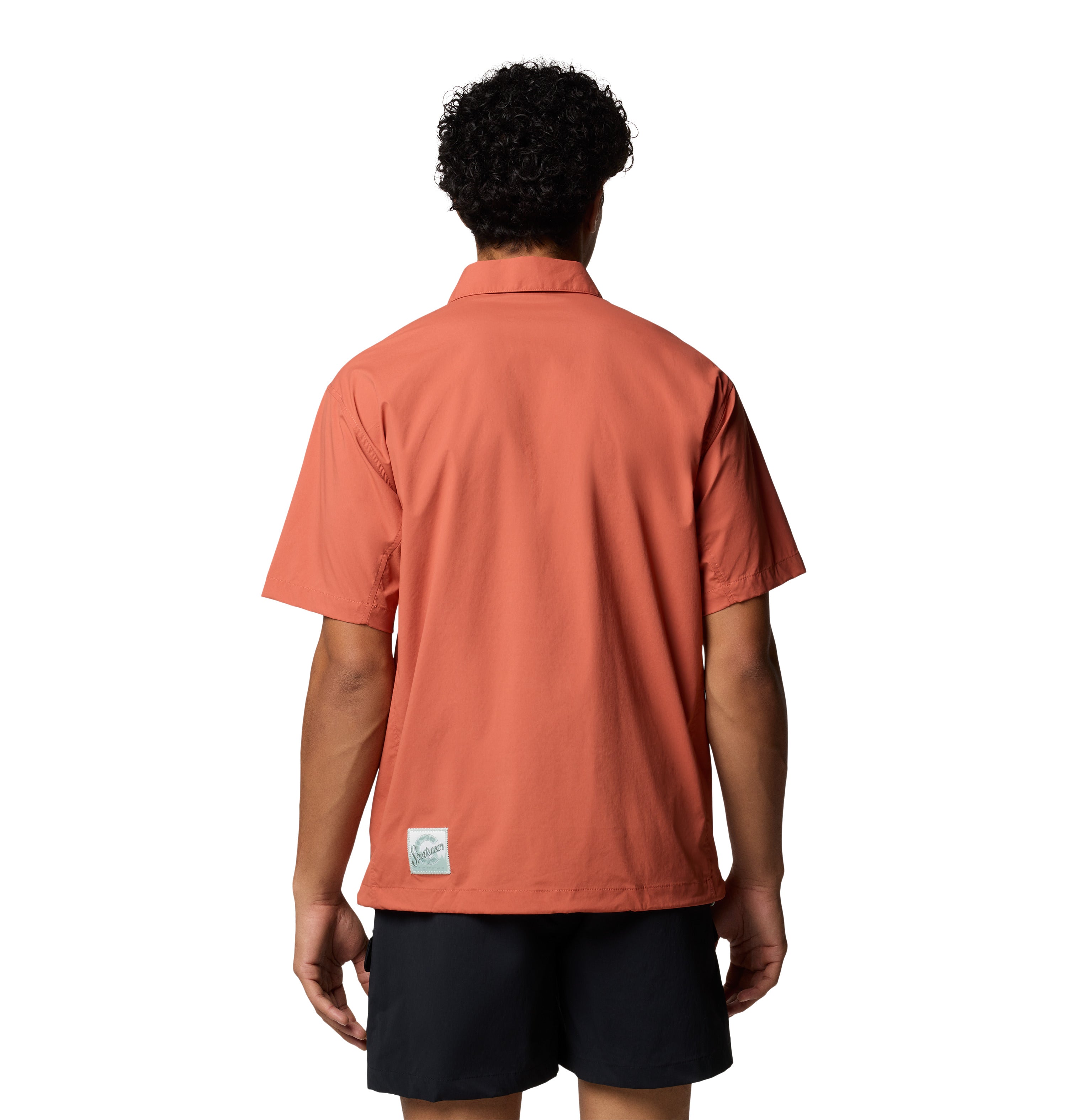 Playera tipo polo de manga corta para hombre Columbia Cove Beach Woven