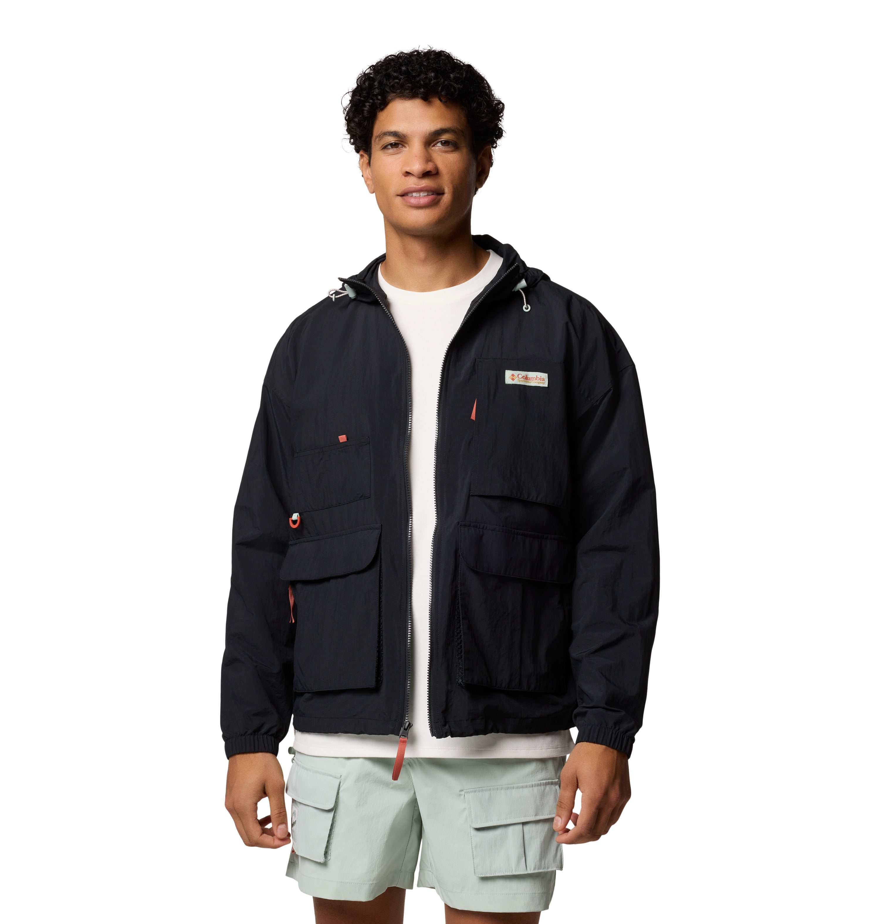 Chamarra rompevientos para hombre Columbia Cove Beach