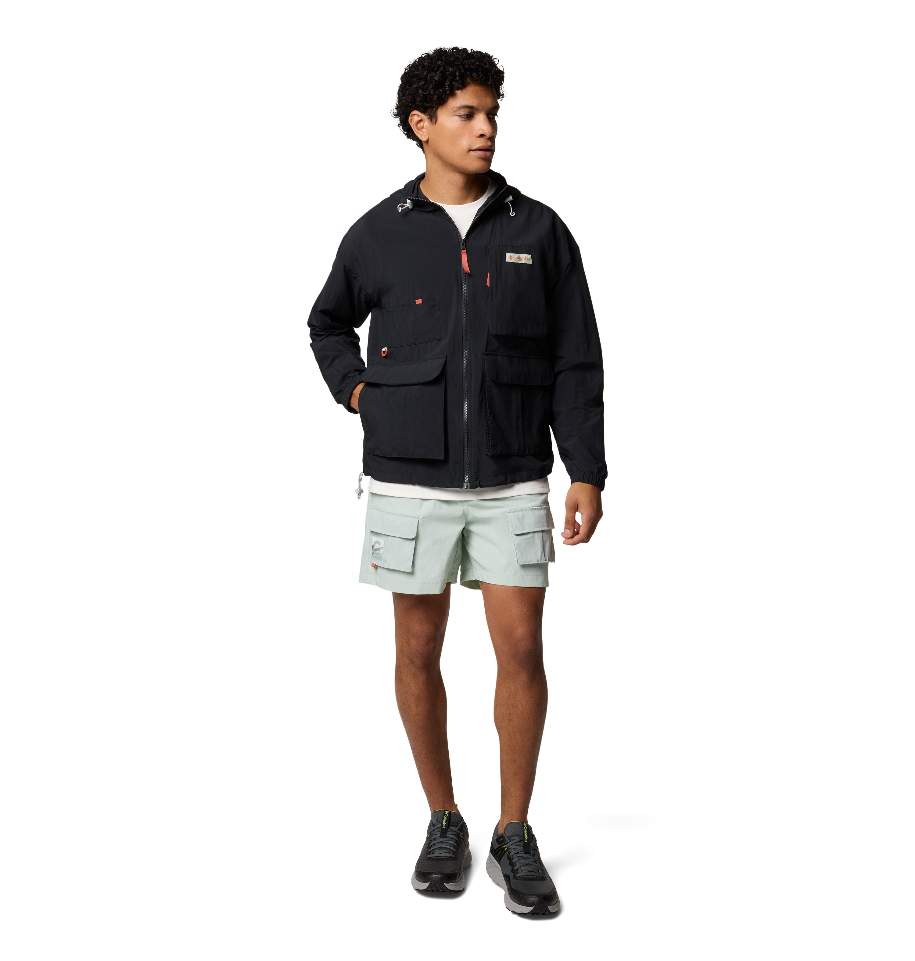 Chamarra rompevientos para hombre Columbia Cove Beach
