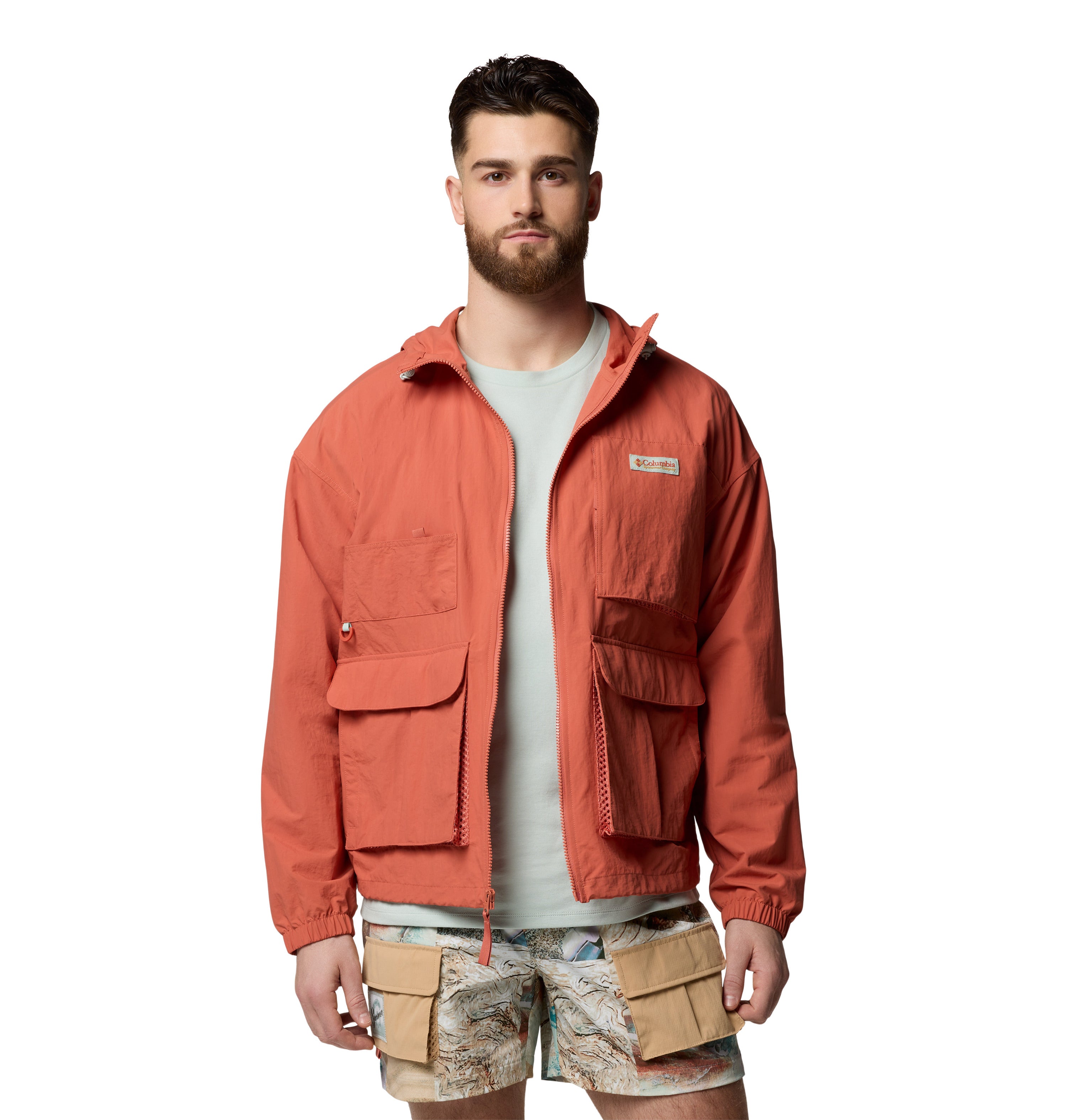 Chamarra rompevientos para hombre Columbia Cove Beach