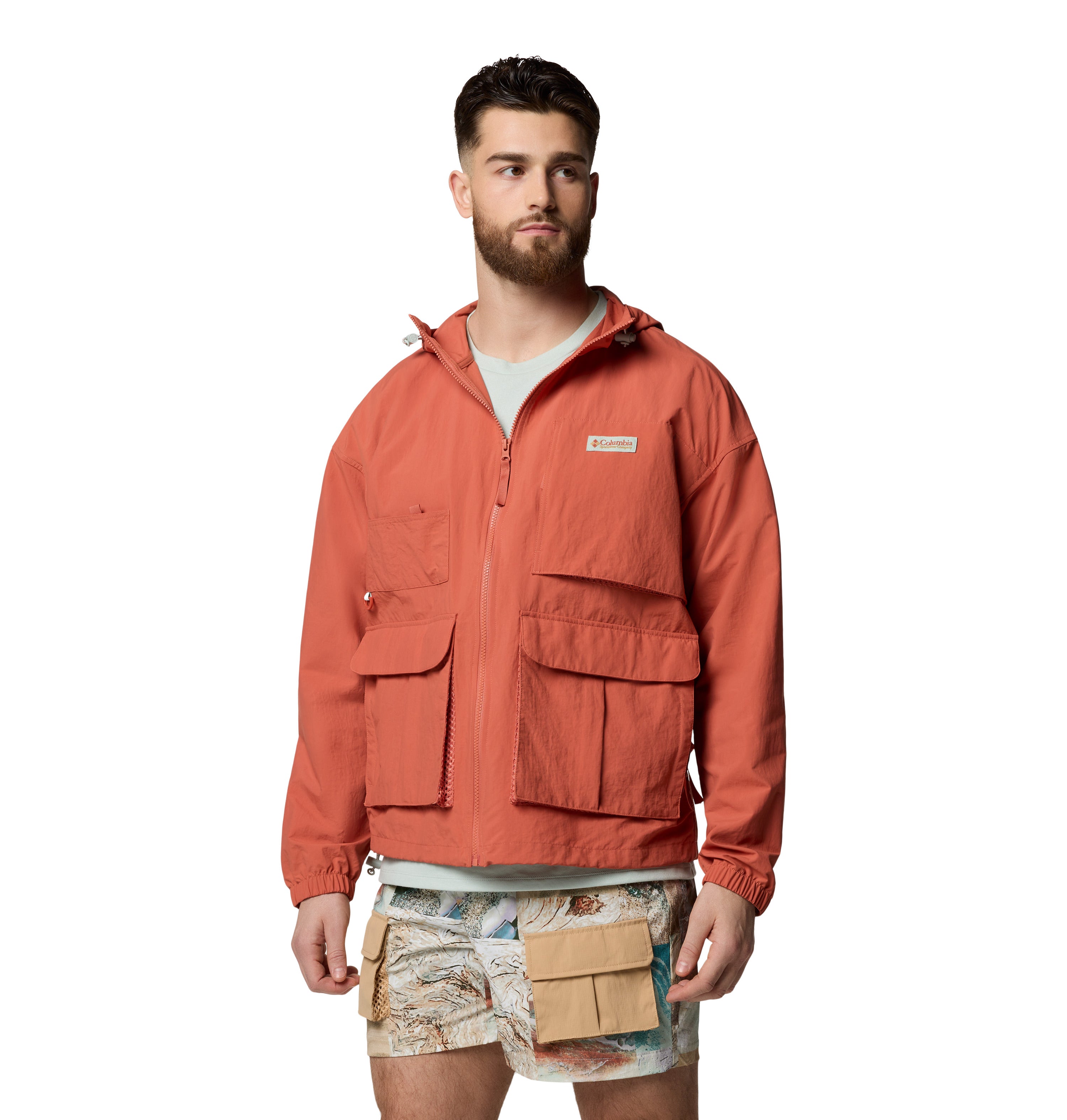 Chamarra rompevientos para hombre Columbia Cove Beach