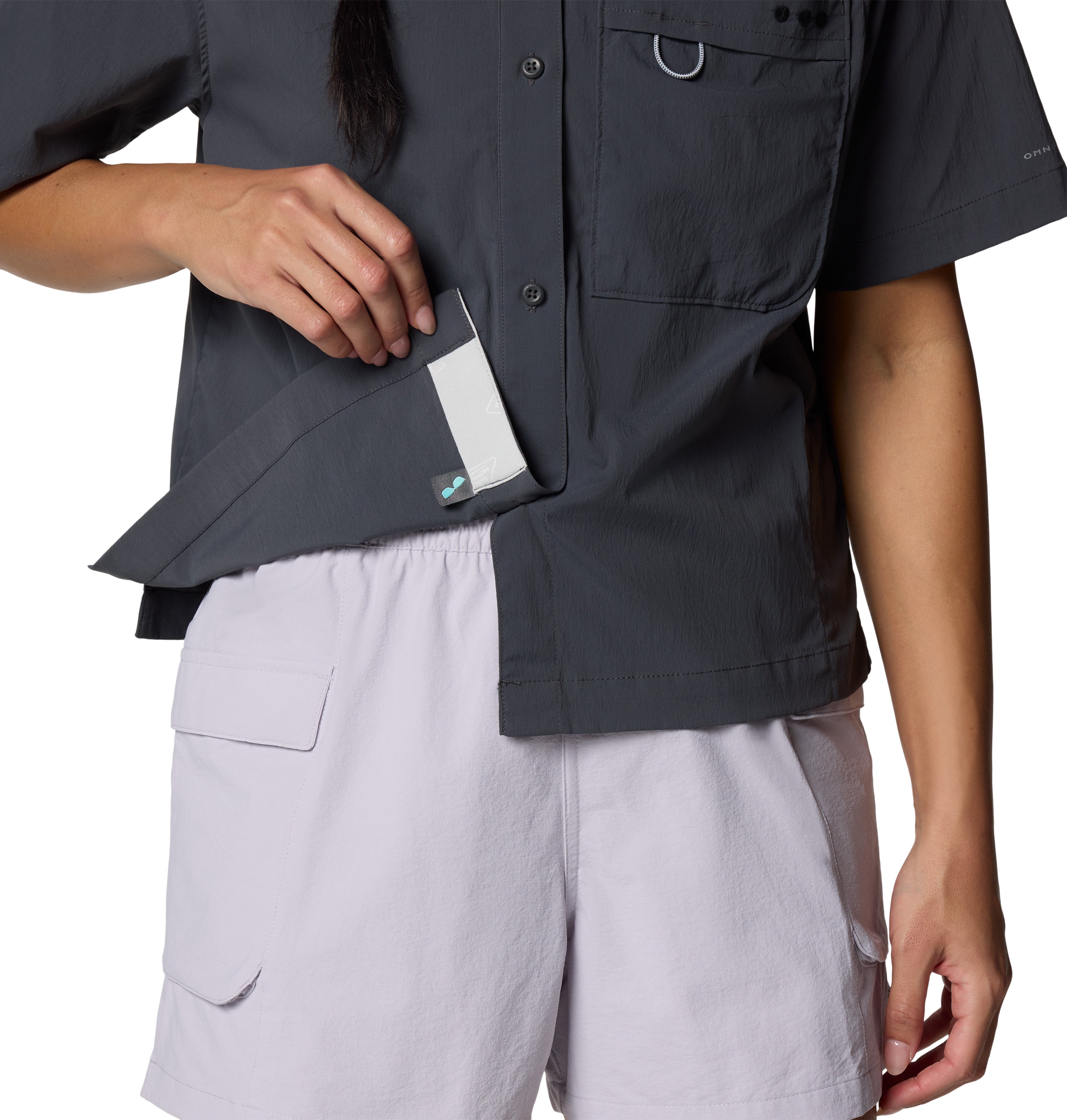 Camisa de manga corta para mujer Columbia Wild Cast