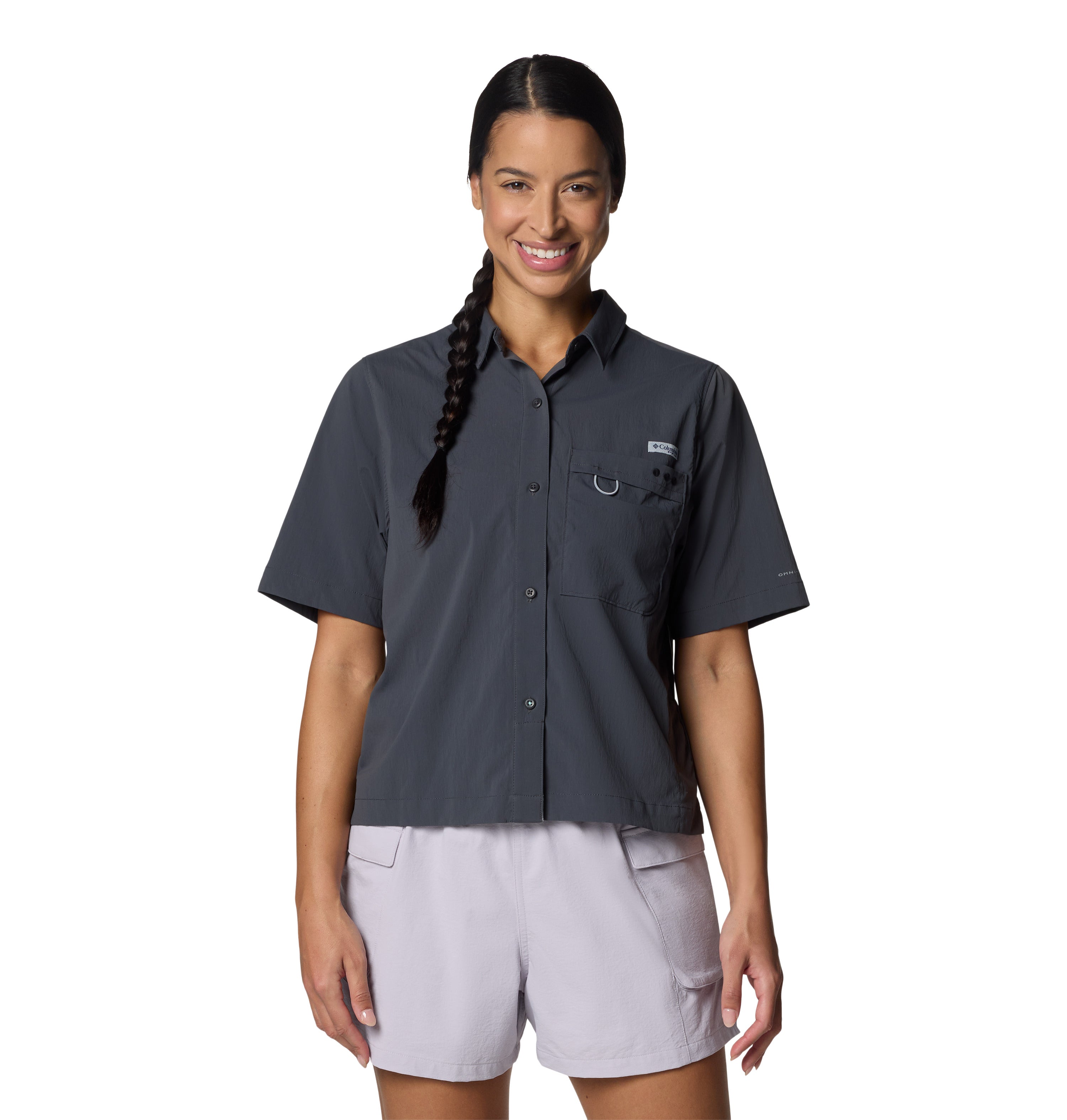 Camisa de manga corta para mujer Columbia Wild Cast