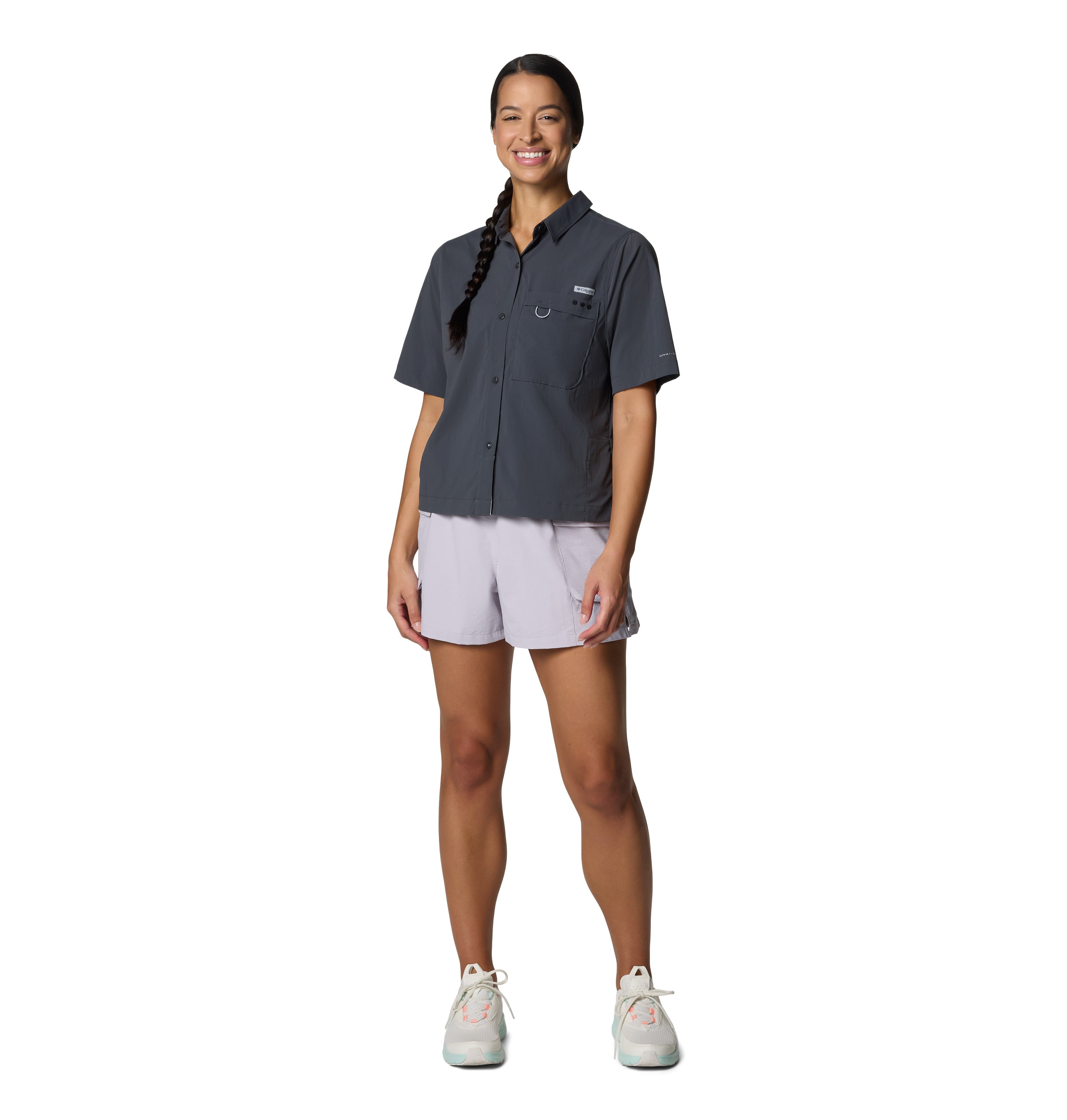 Camisa de manga corta para mujer Columbia Wild Cast