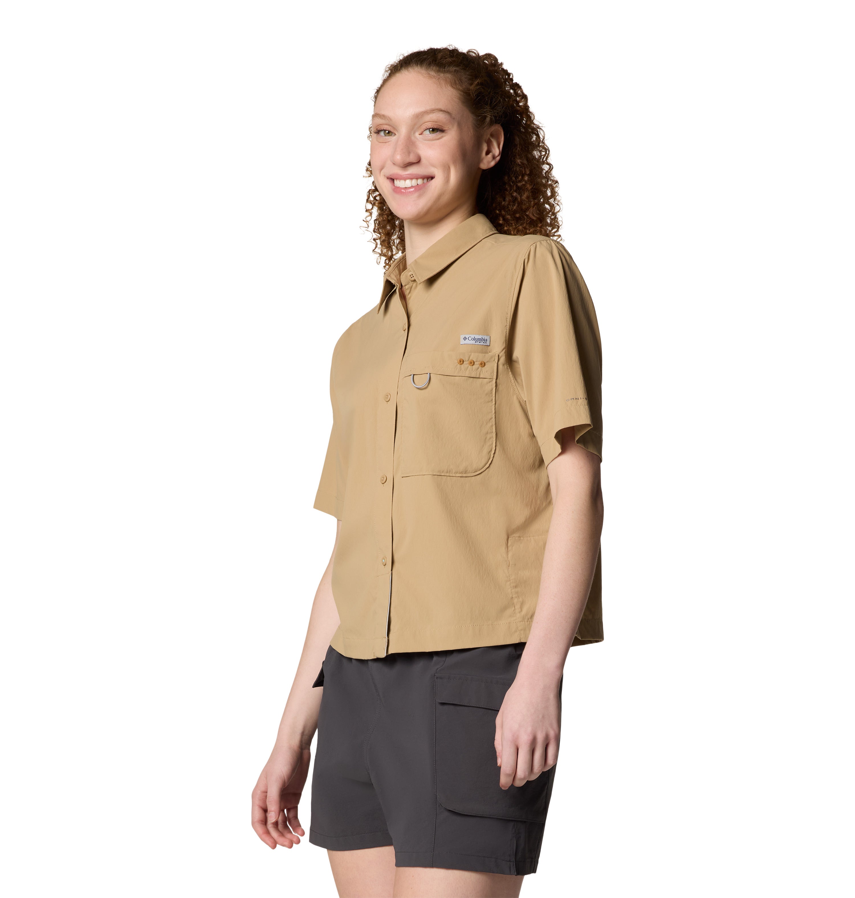 Camisa de manga corta para mujer Columbia Wild Cast
