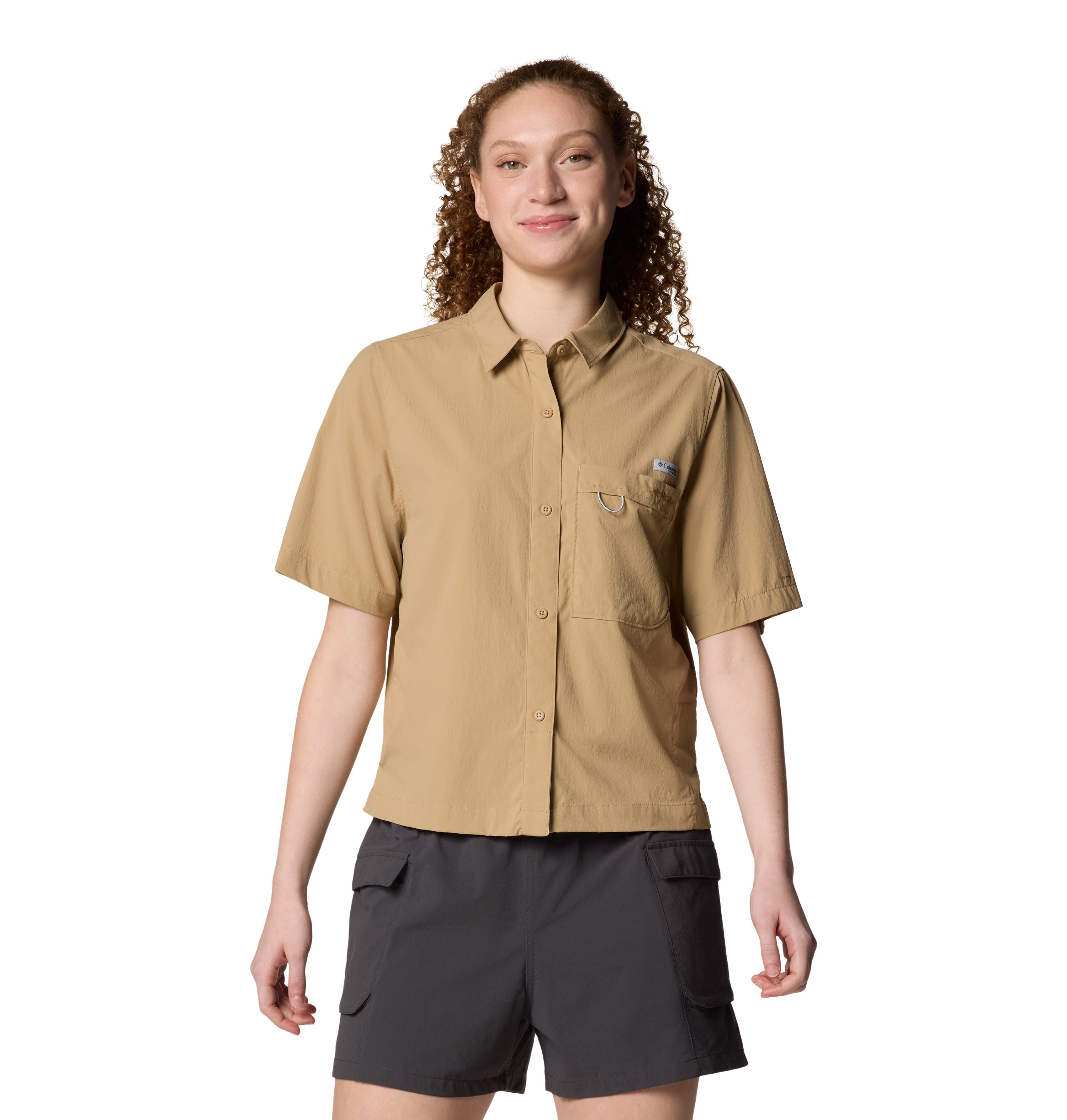 Camisa de manga corta para mujer Columbia Wild Cast