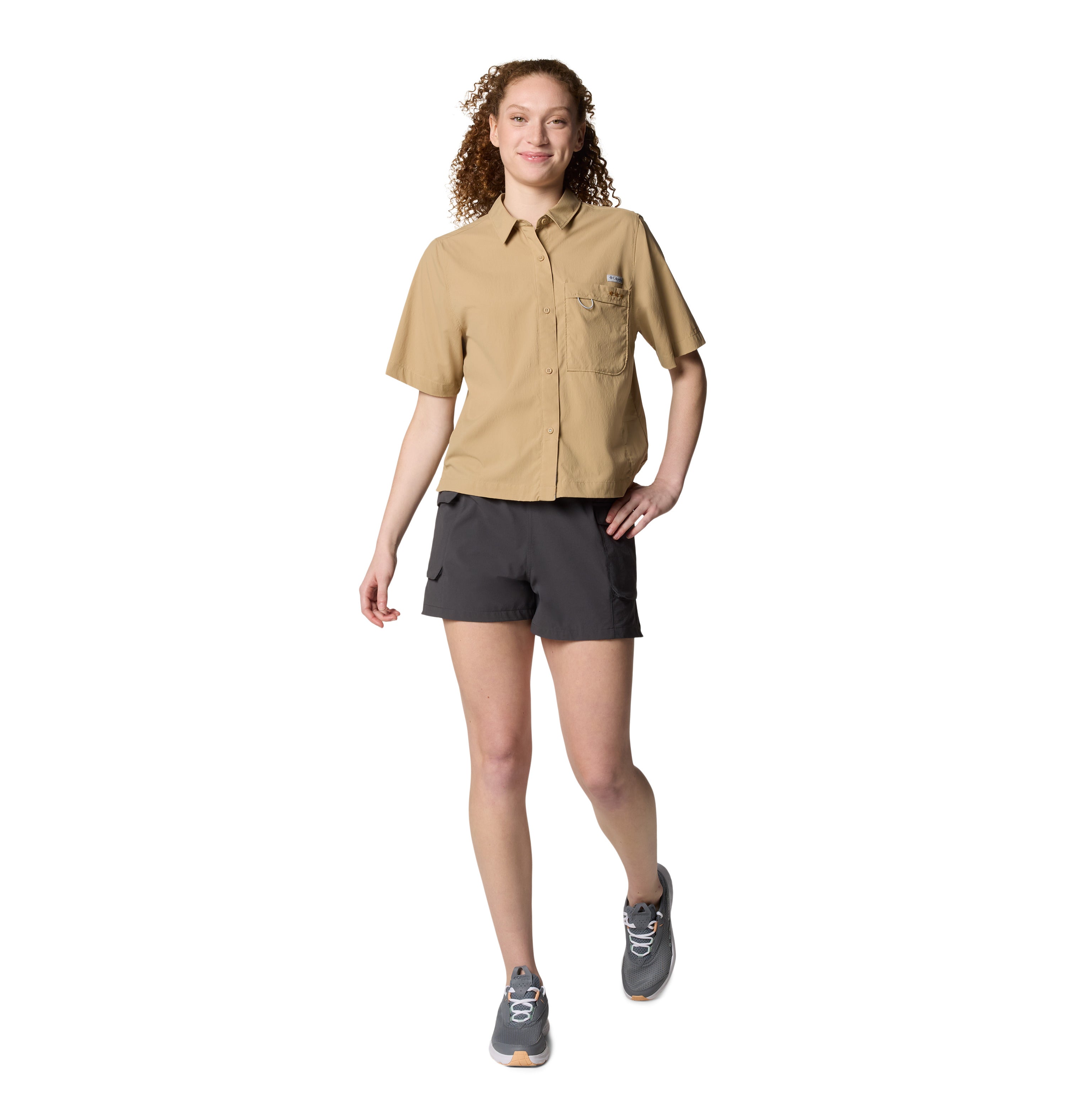 Camisa de manga corta para mujer Columbia Wild Cast