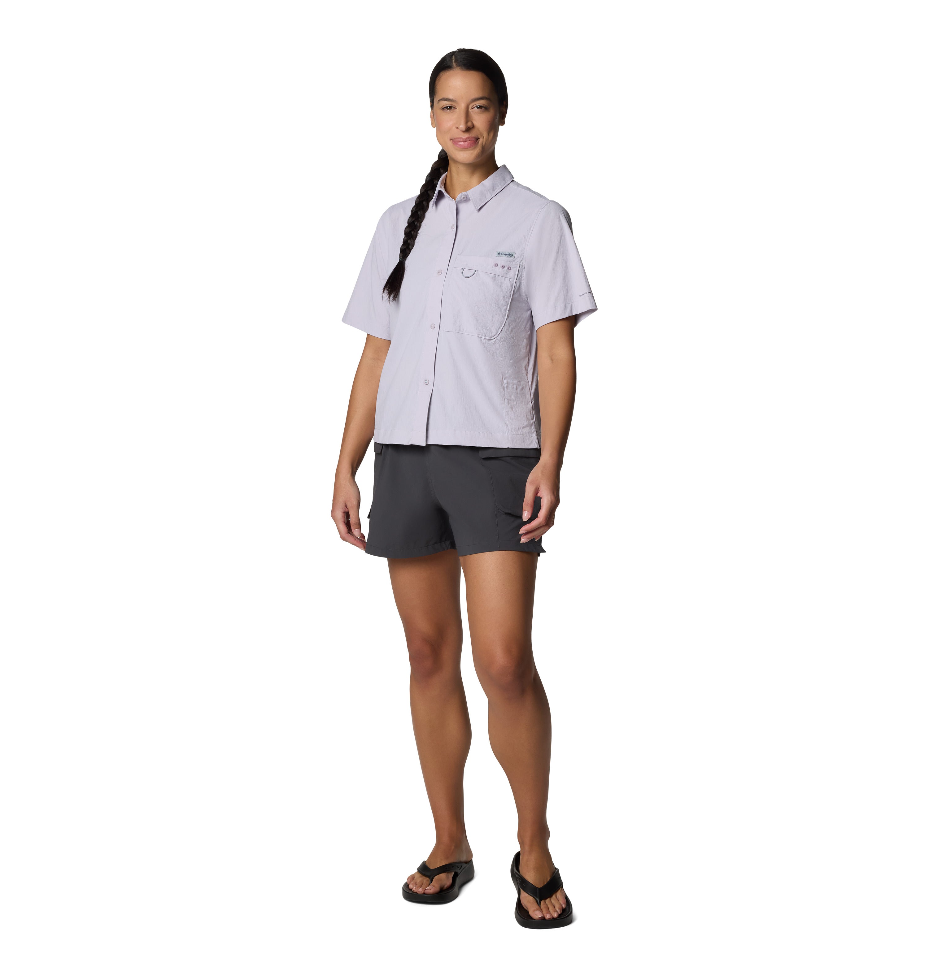 Camisa de manga corta para mujer Columbia Wild Cast