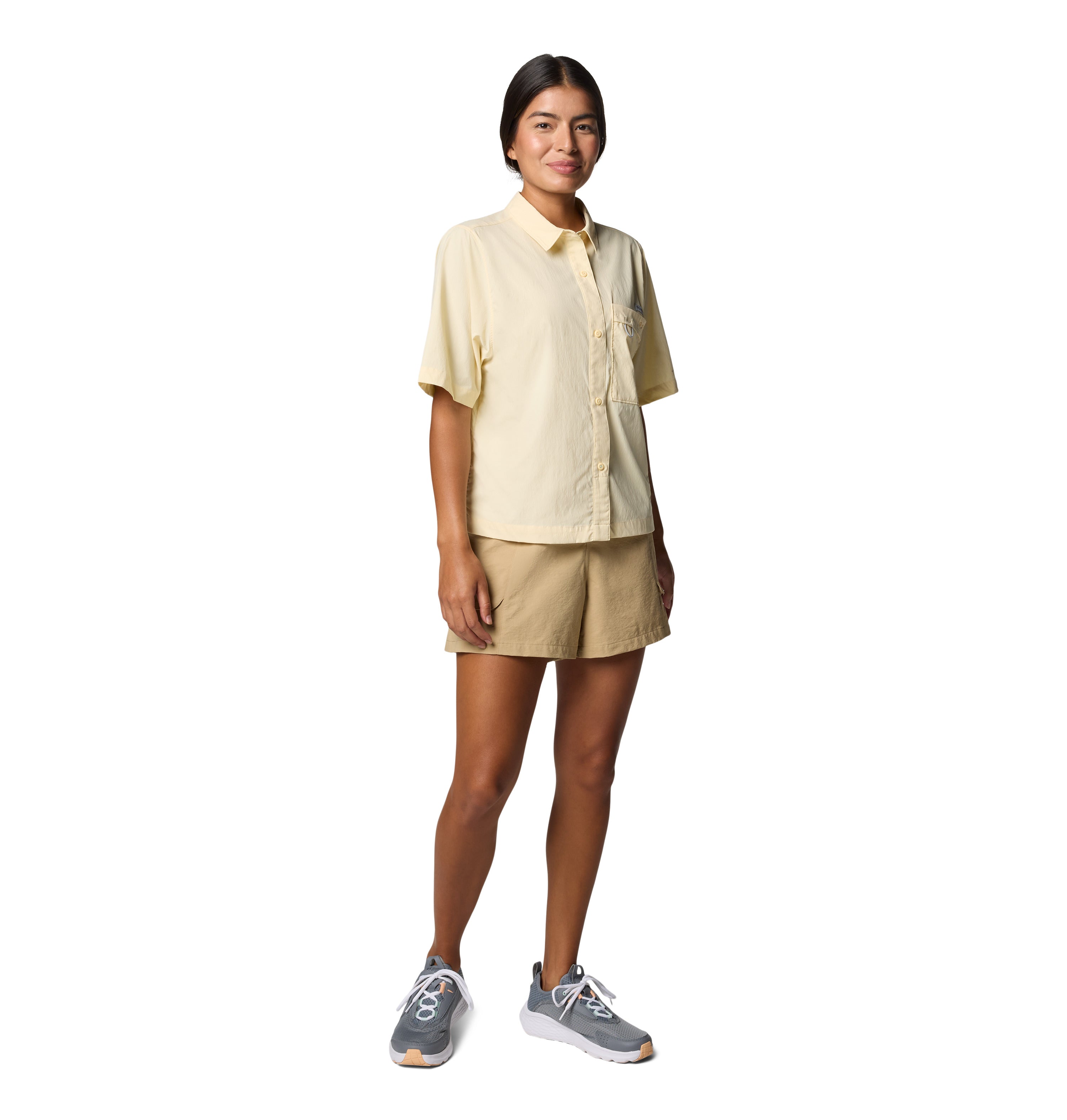 Camisa de manga corta para mujer Columbia Wild Cast