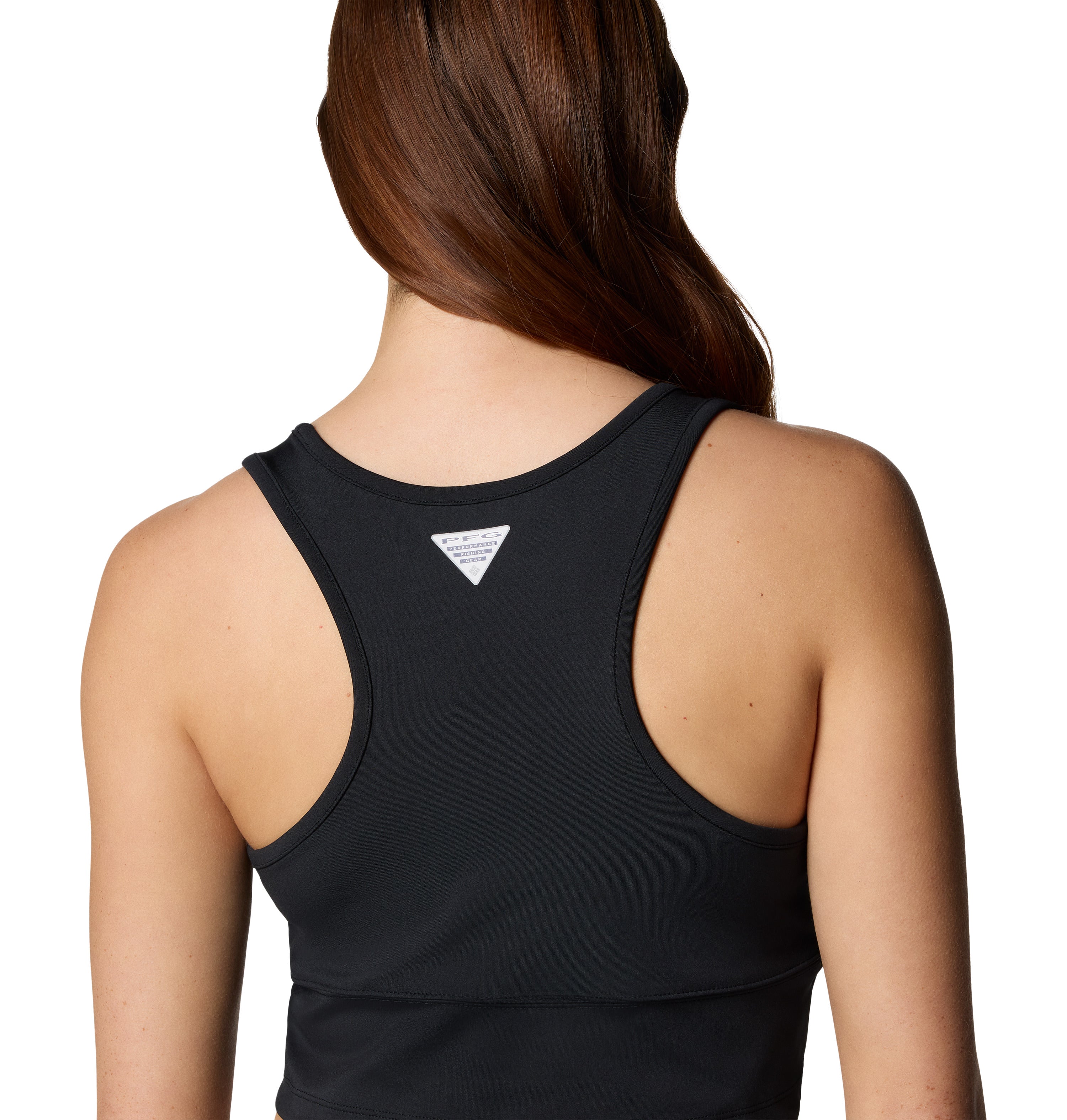 Top para mujer Columbia PFG Open Water Cropped Tank