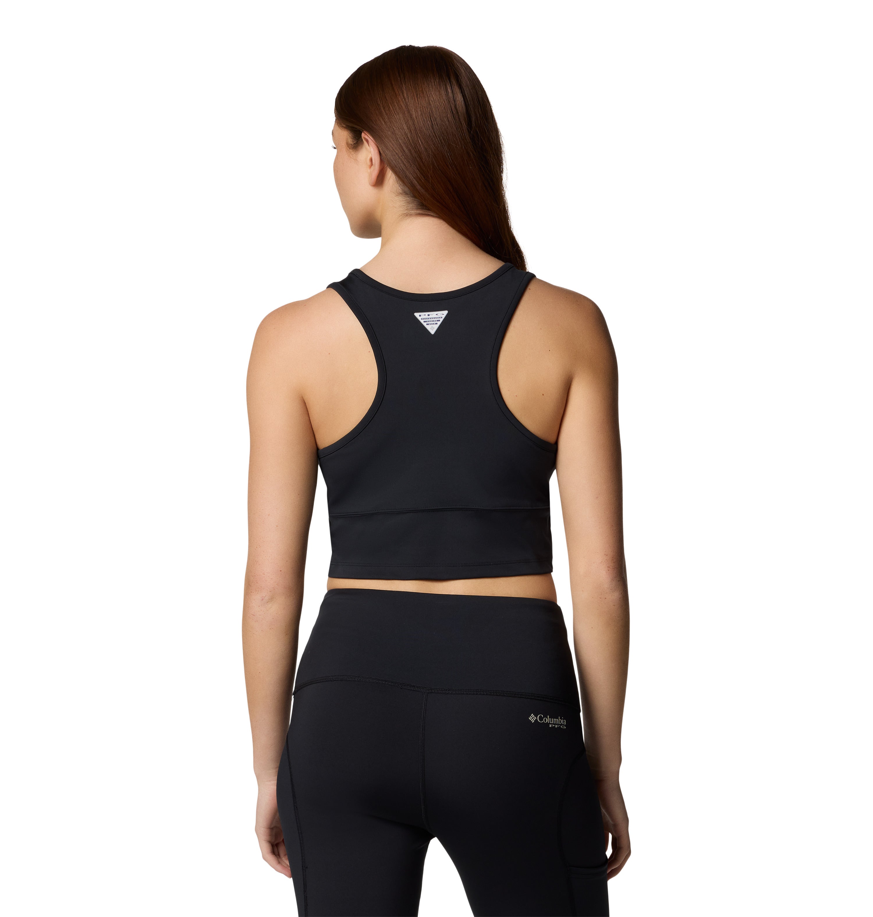 Top para mujer Columbia PFG Open Water Cropped Tank