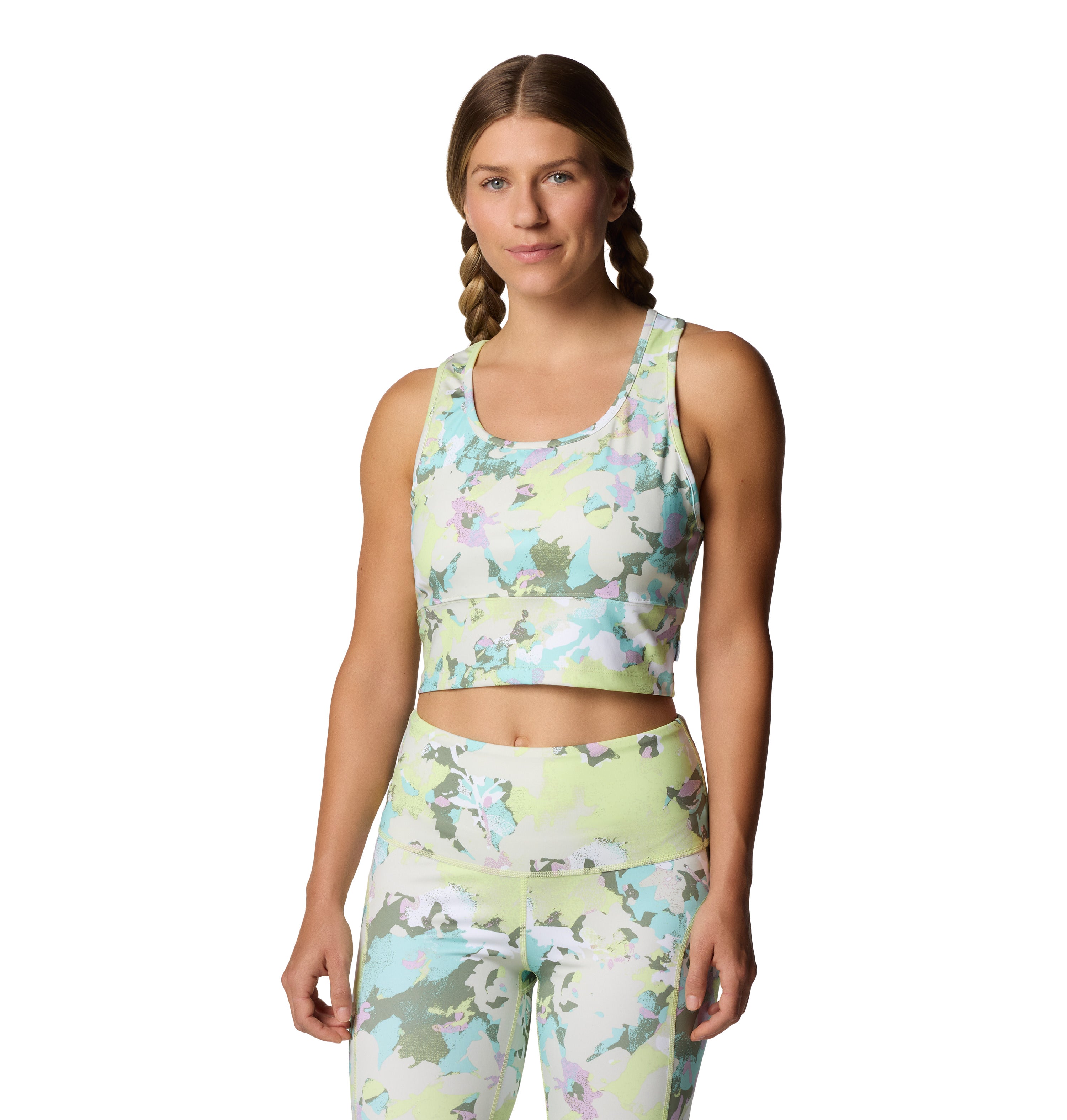 Top para mujer Columbia PFG Open Water Cropped Tank