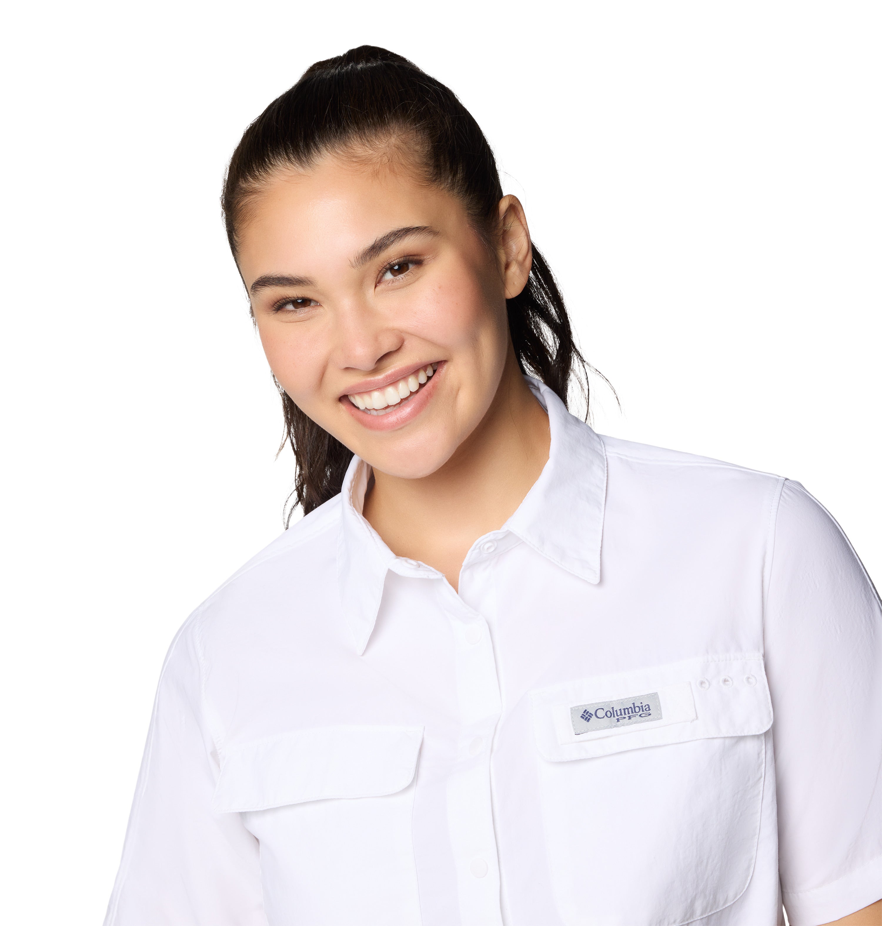 Camisa de manga corta para mujer Columbia PFG Open Water