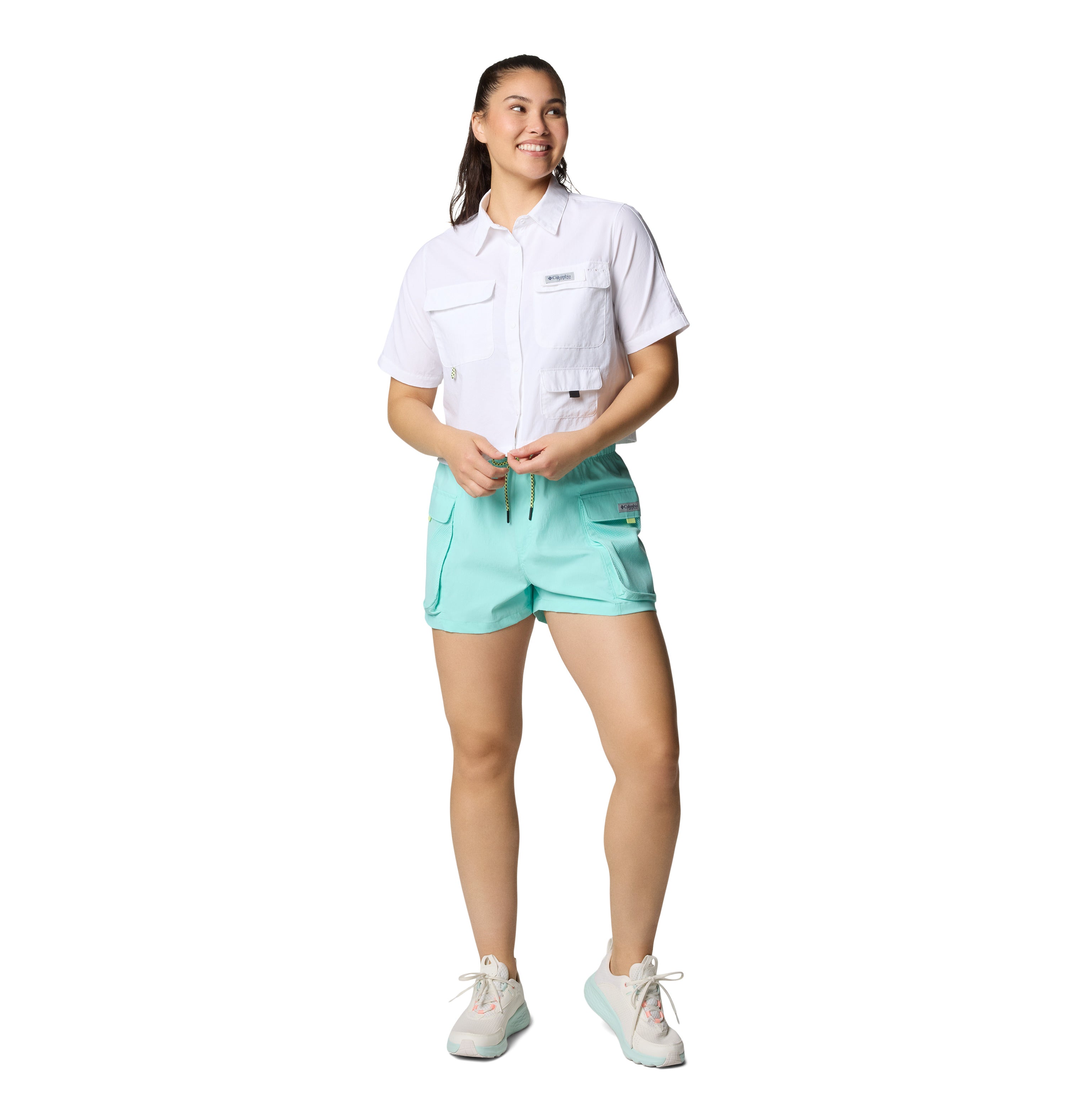 Camisa de manga corta para mujer Columbia PFG Open Water