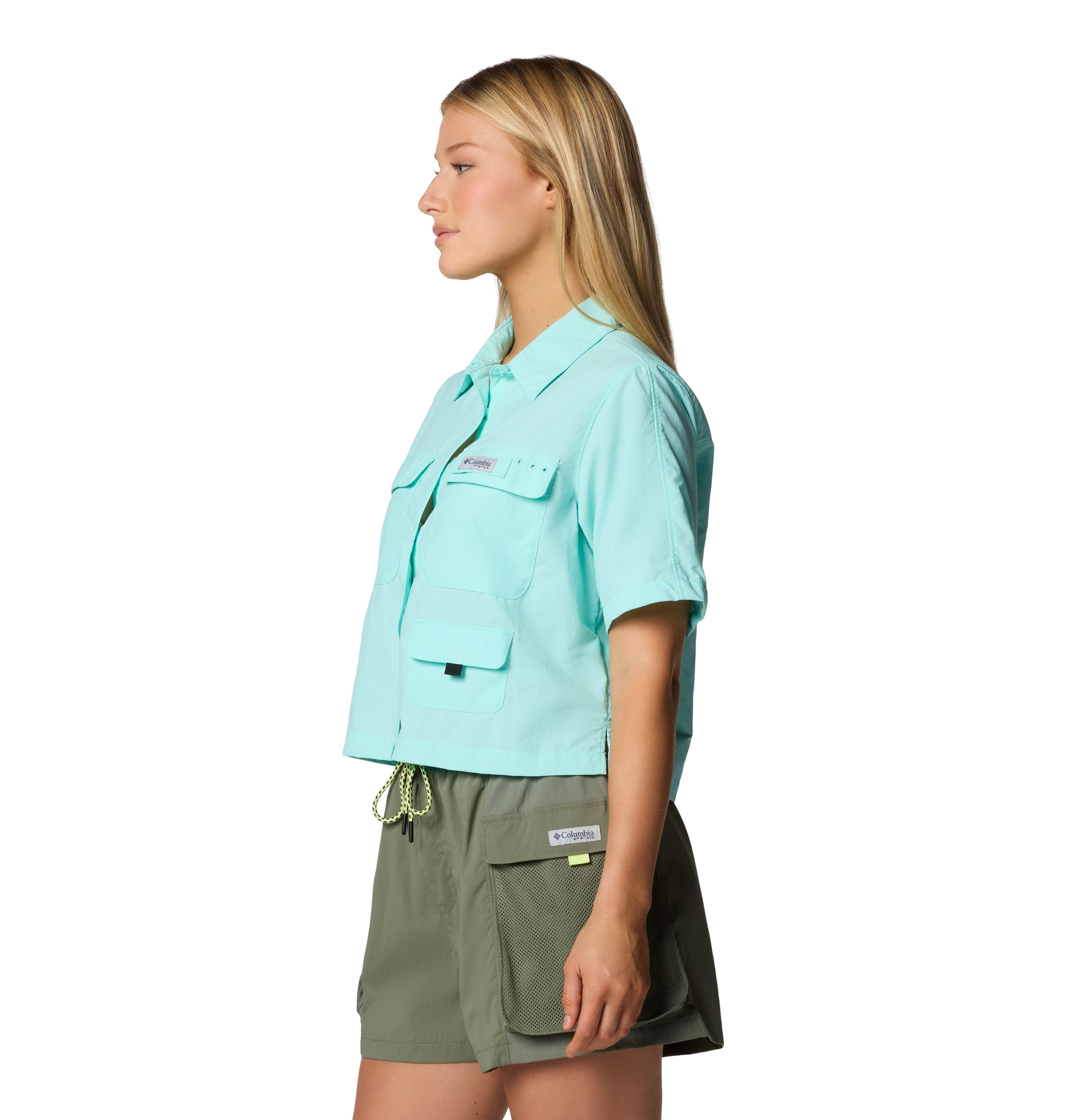 Camisa de manga corta para mujer Columbia PFG Open Water
