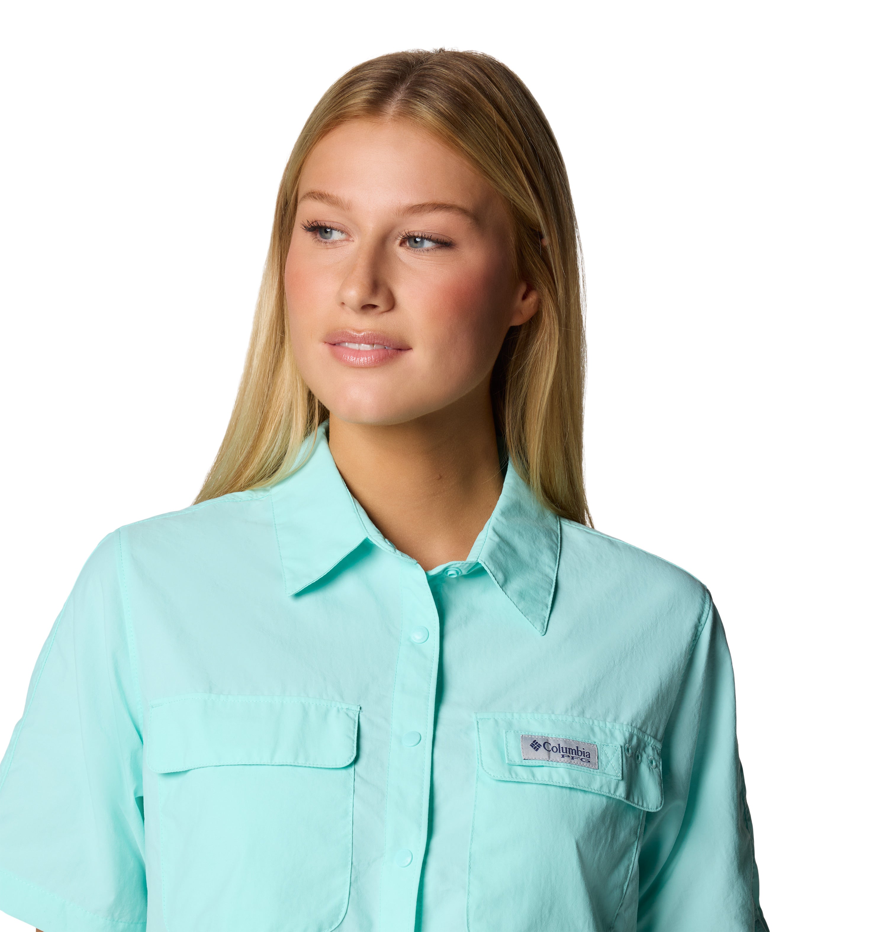 Camisa de manga corta para mujer Columbia PFG Open Water