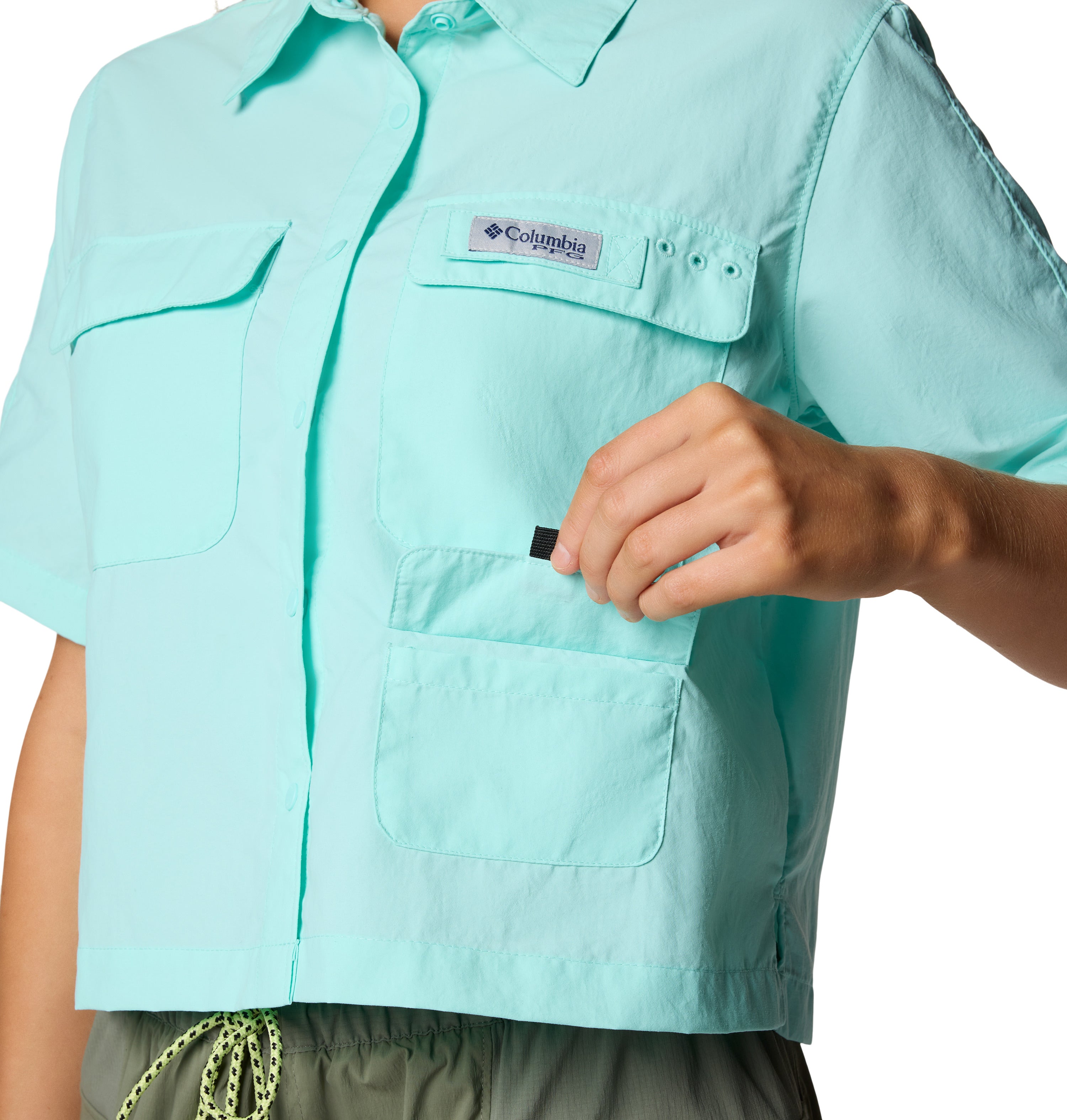 Camisa de manga corta para mujer Columbia PFG Open Water