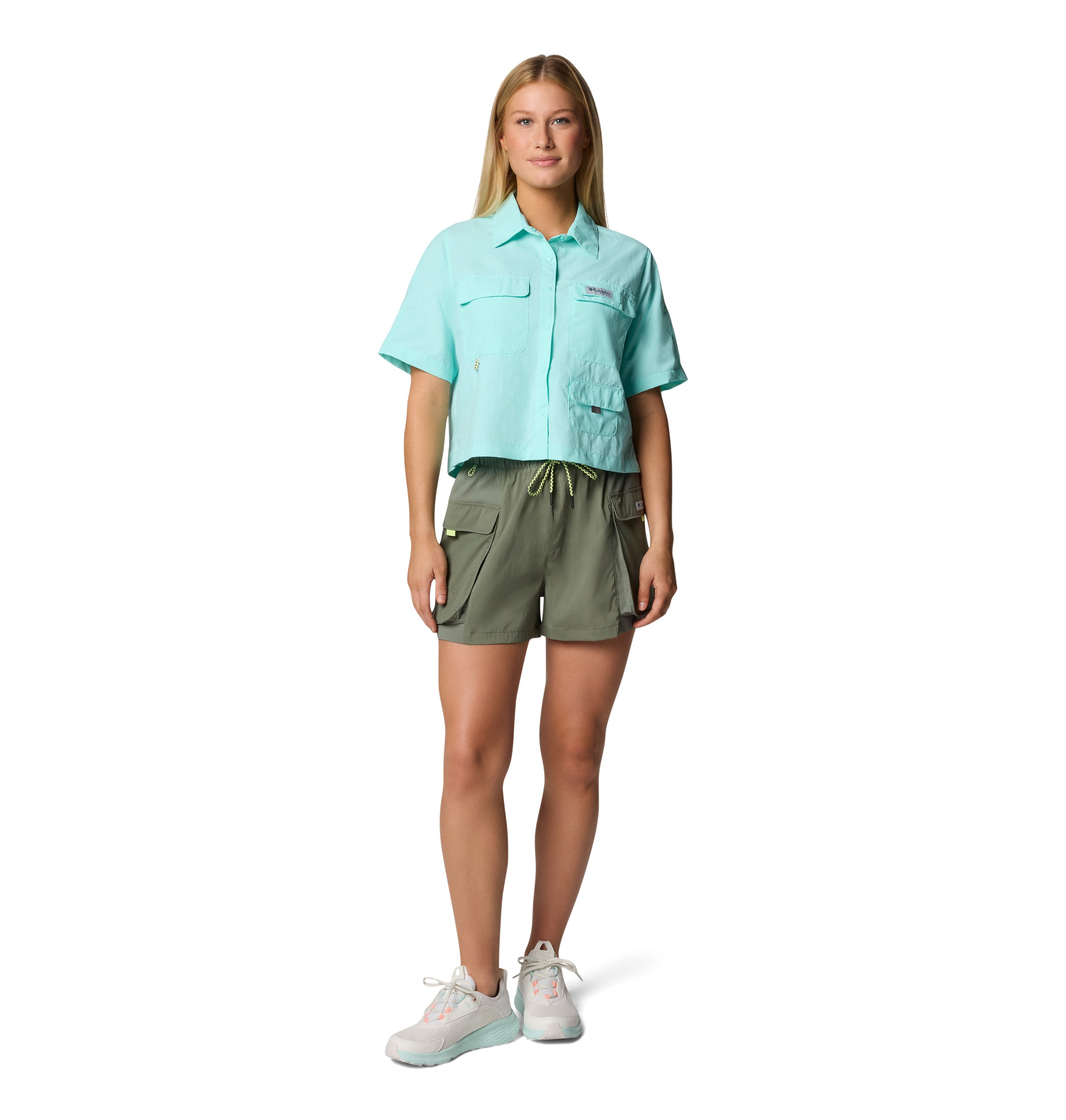 Camisa de manga corta para mujer Columbia PFG Open Water