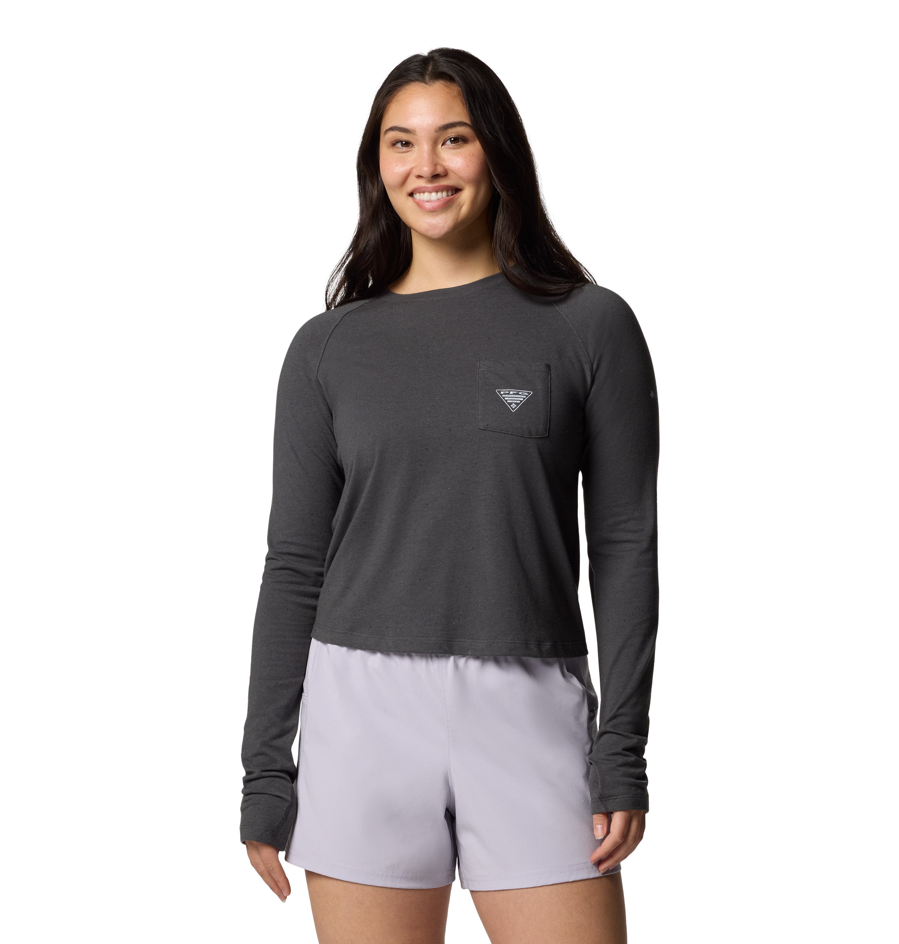 Playera de manga larga para mujer Columbia PFG Uncharted Neps