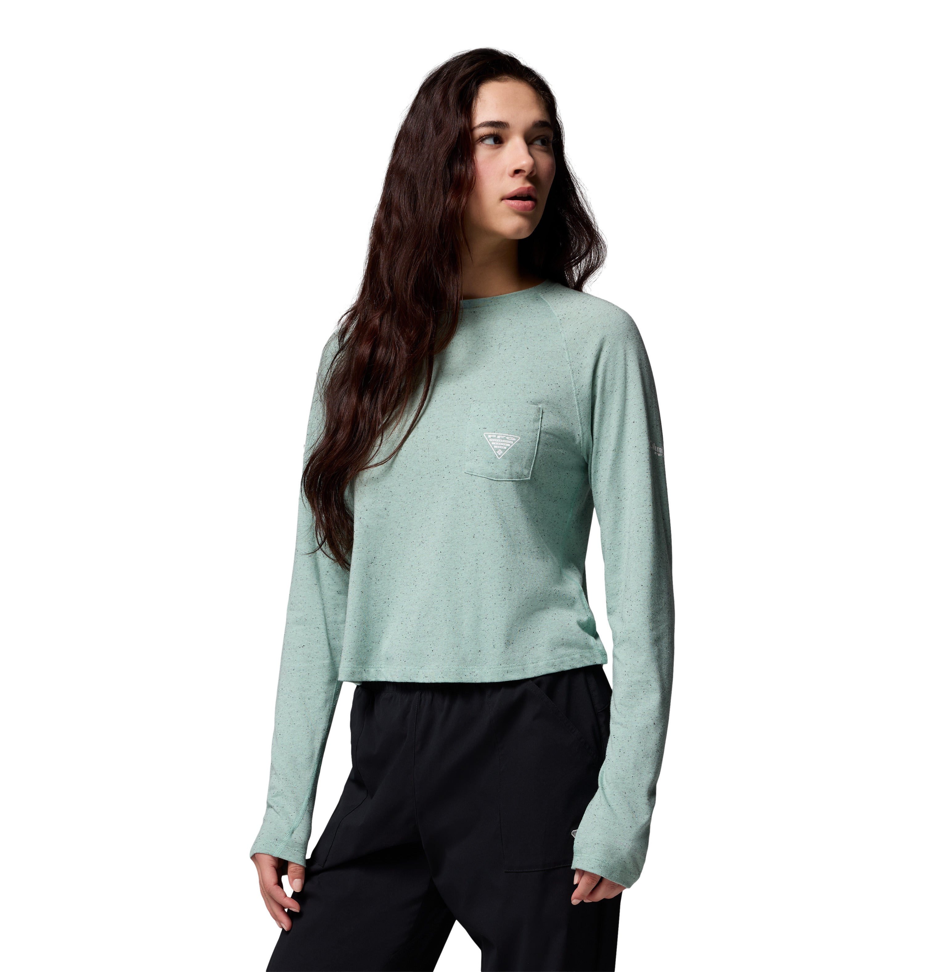 Playera de manga larga para mujer Columbia PFG Uncharted Neps