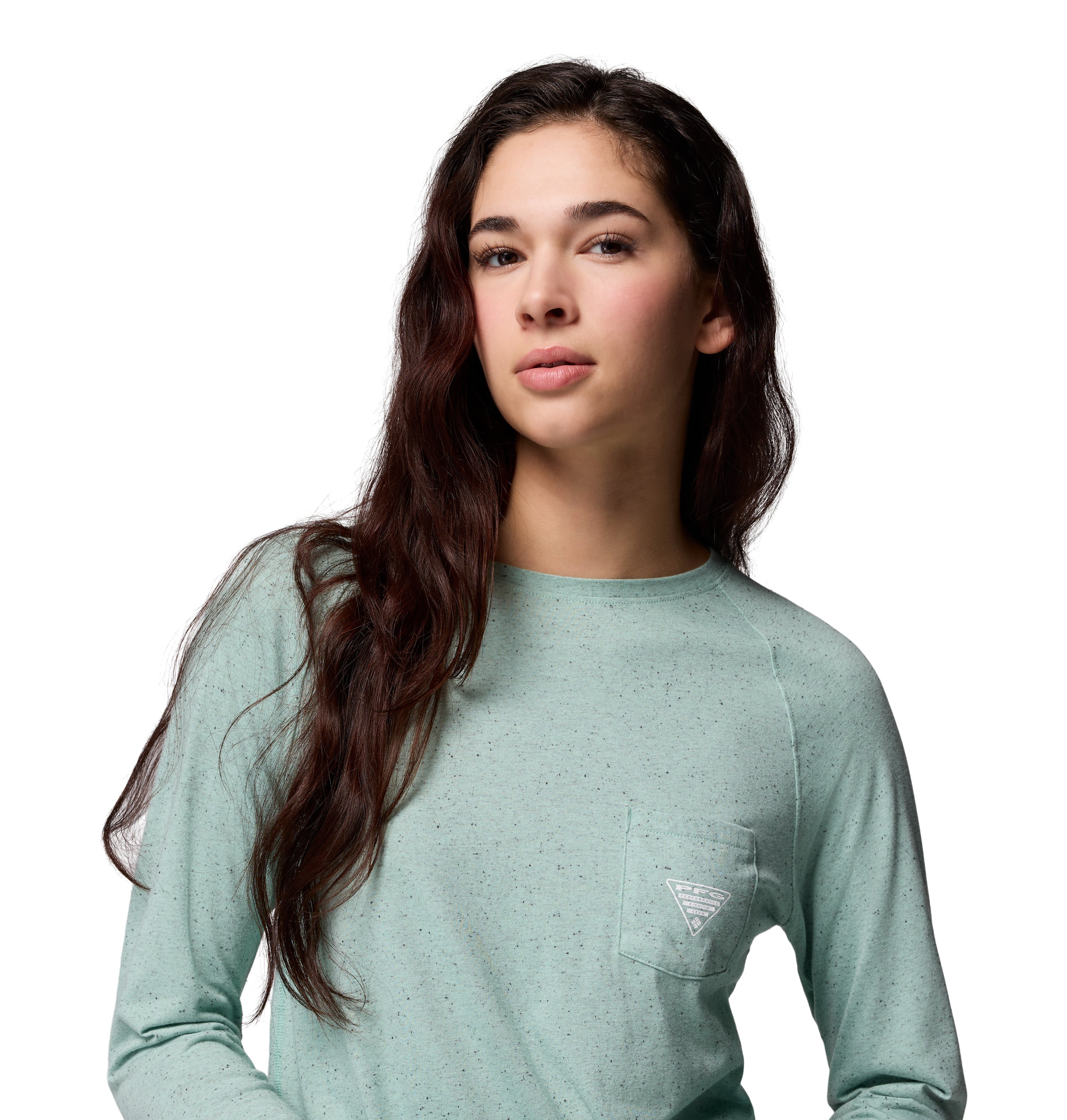 Playera de manga larga para mujer Columbia PFG Uncharted Neps