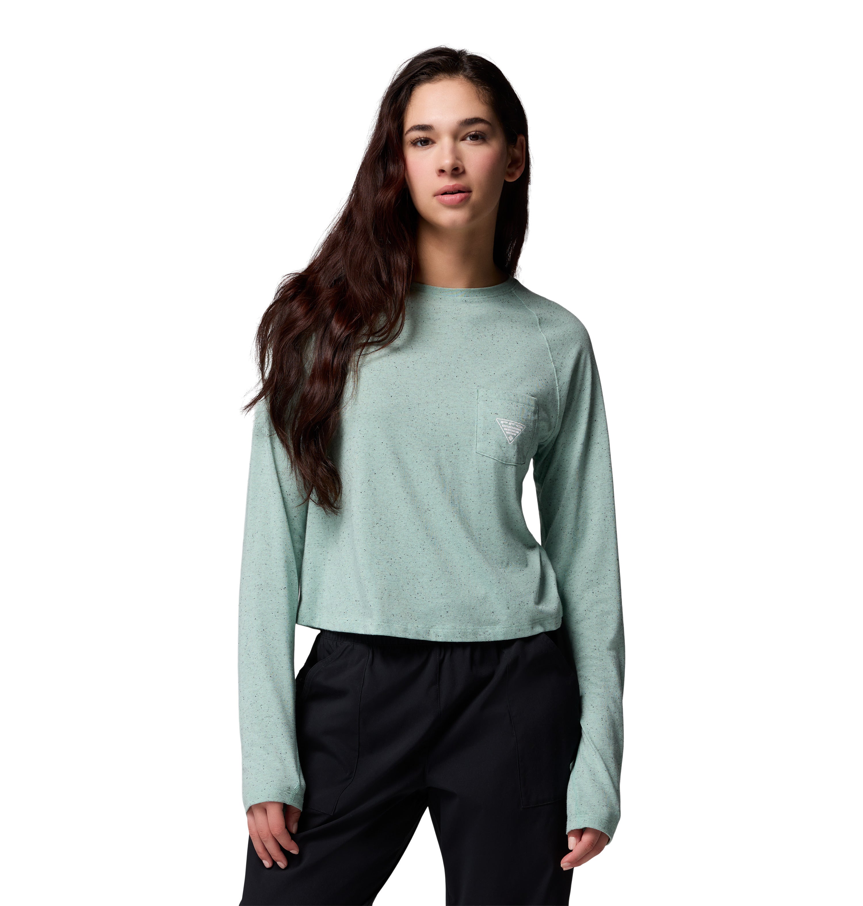 Playera de manga larga para mujer Columbia PFG Uncharted Neps