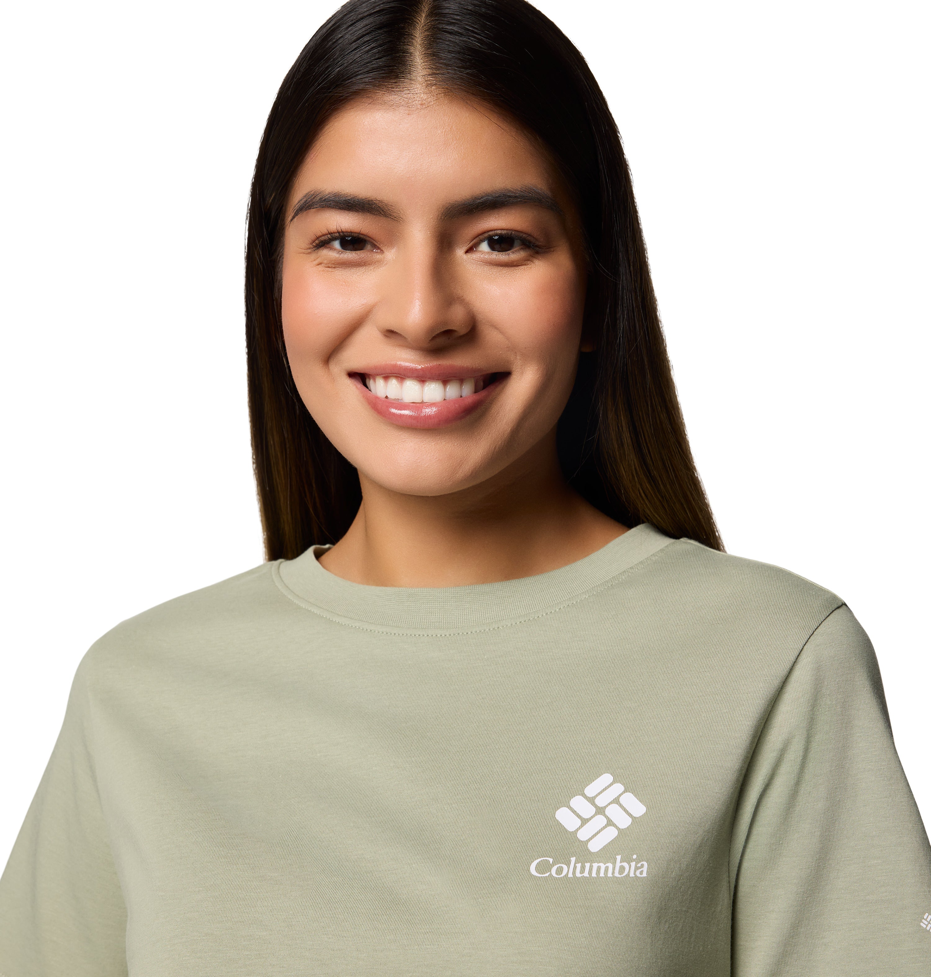 Playera de manga corta para mujer Columbia Rolling Bend Graphic