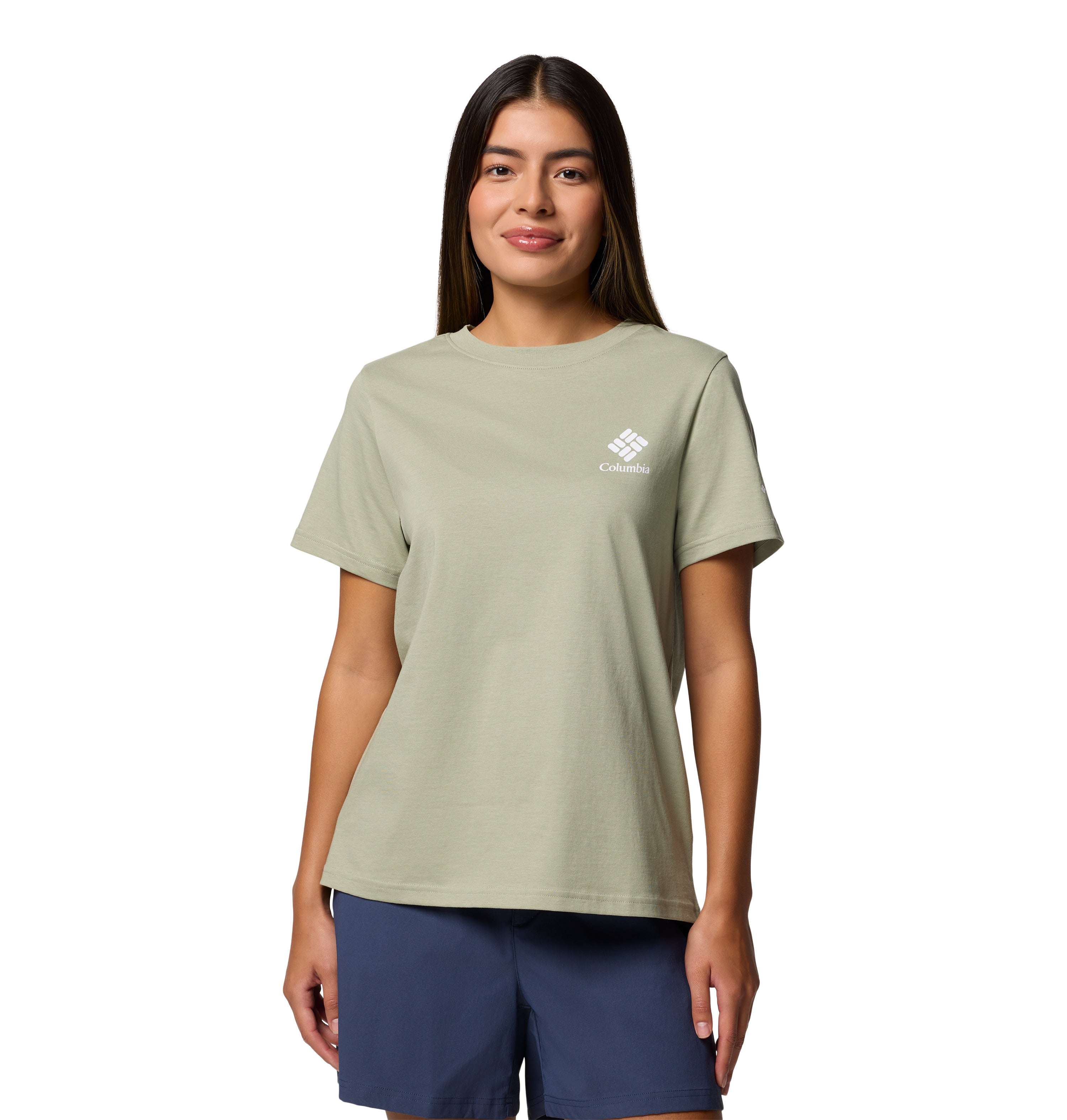Playera de manga corta para mujer Columbia Rolling Bend Graphic