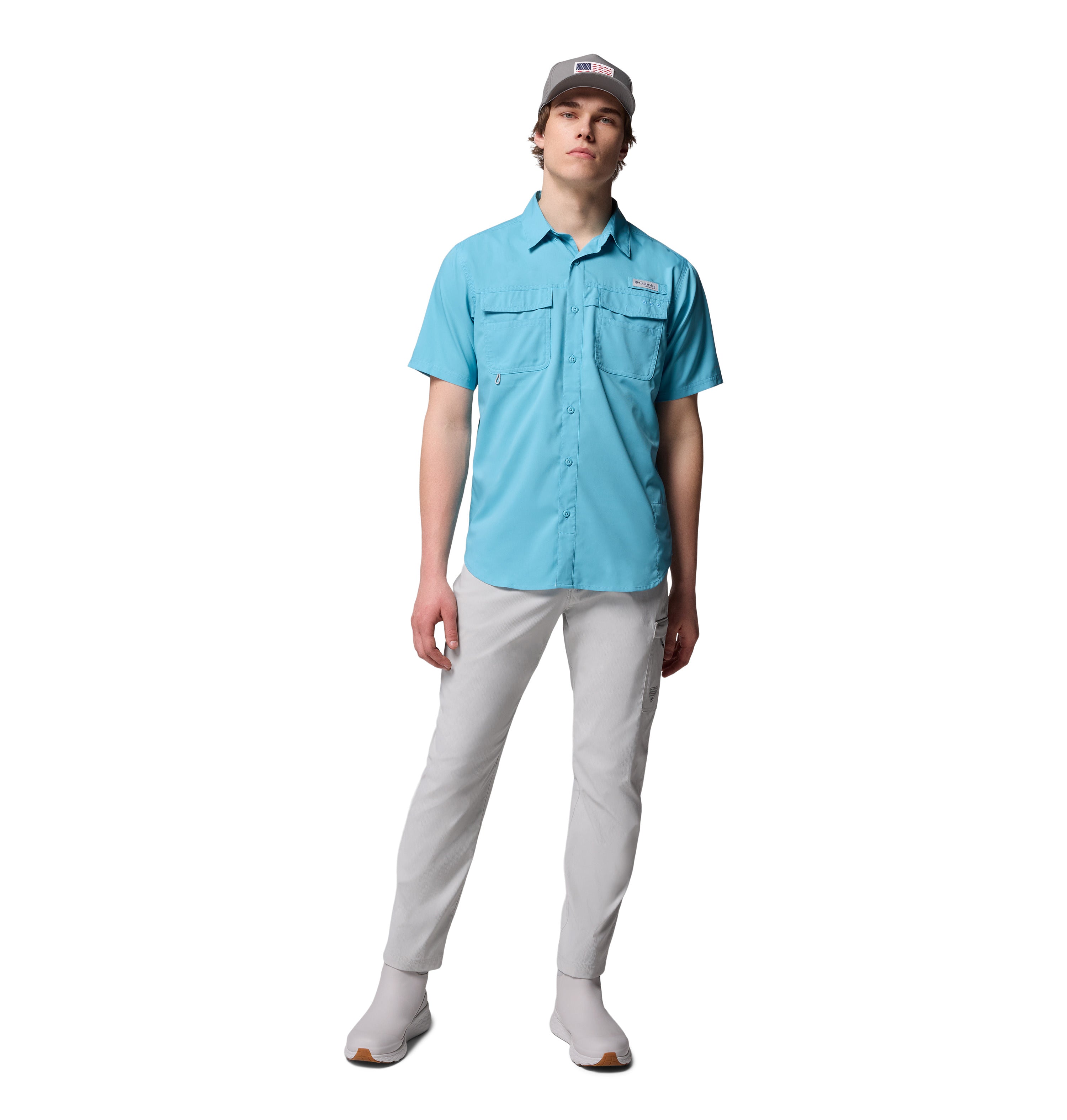 Camisa de manga corta para hombre Columbia Blood and Guts V