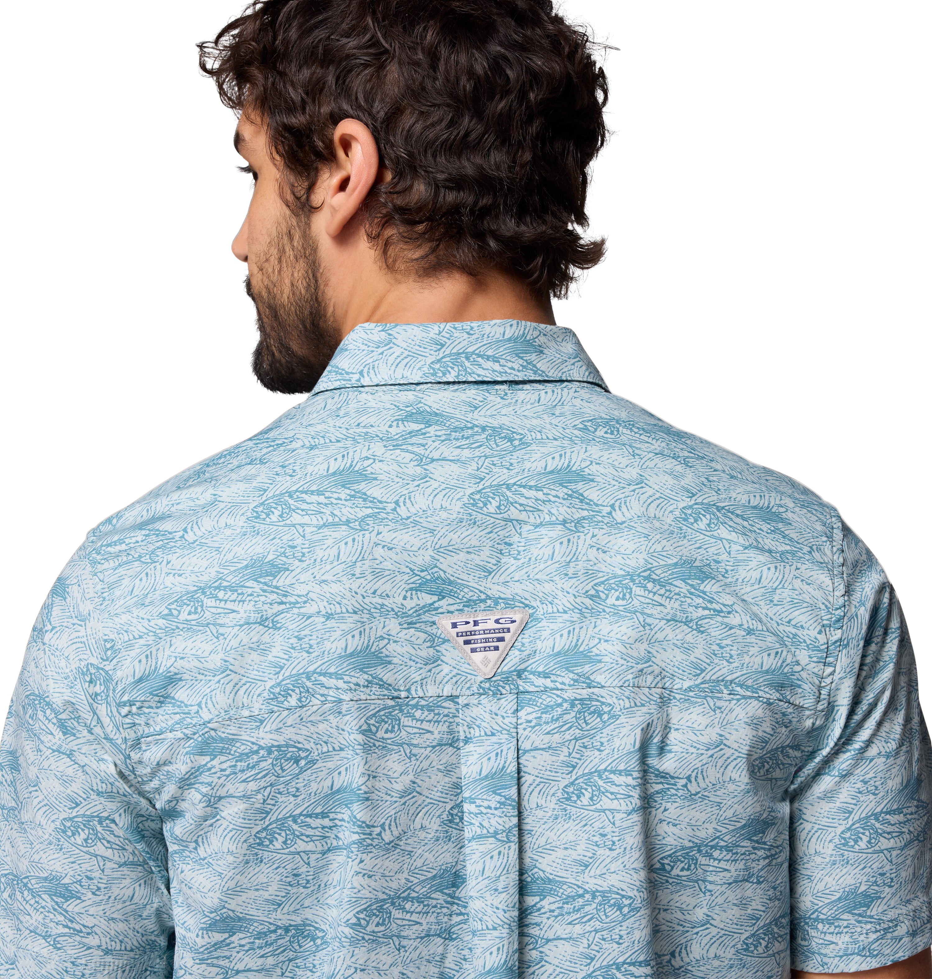 Camisa de manga corta para hombre Columbia Wild Cast Camp