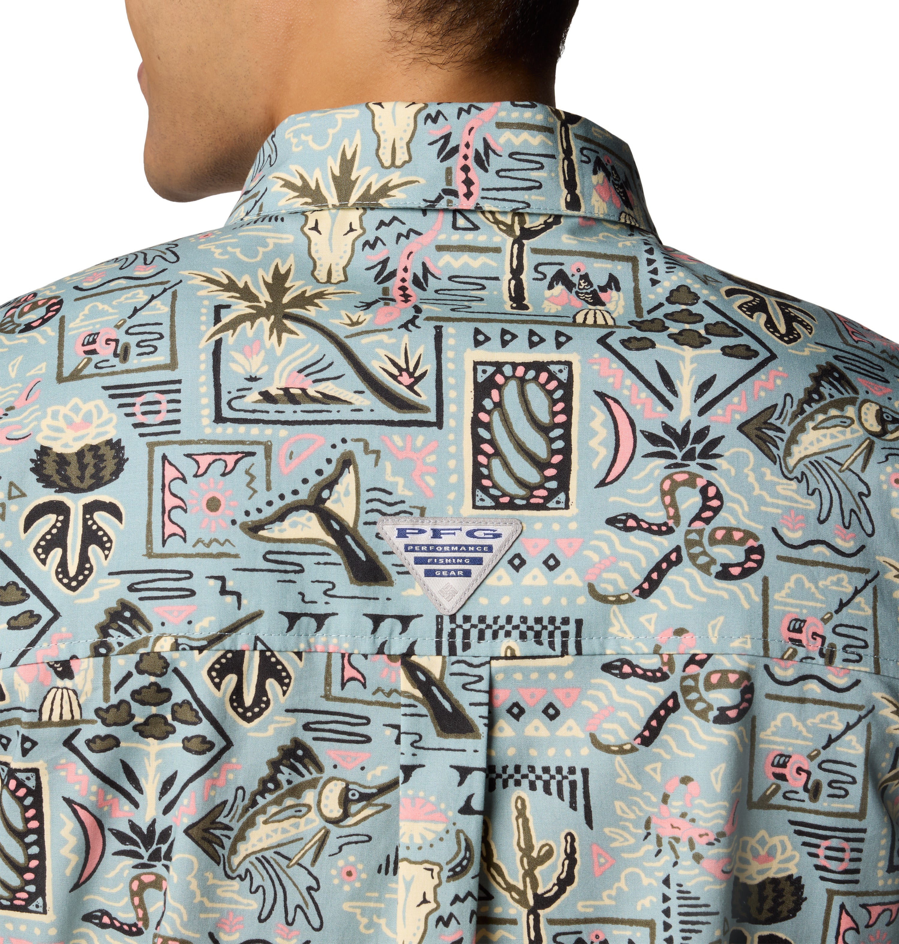 Camisa de manga corta para hombre Columbia Wild Cast Cam