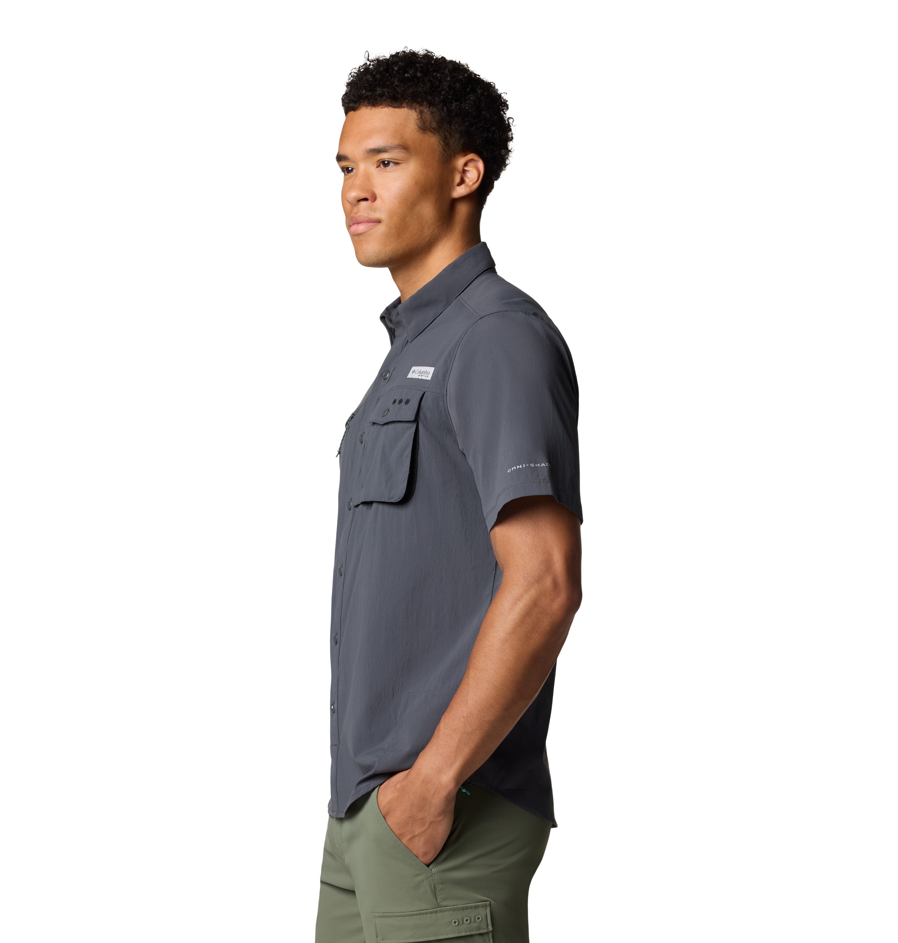 Camisa de manga corta para hombre Columbia Wild Cast