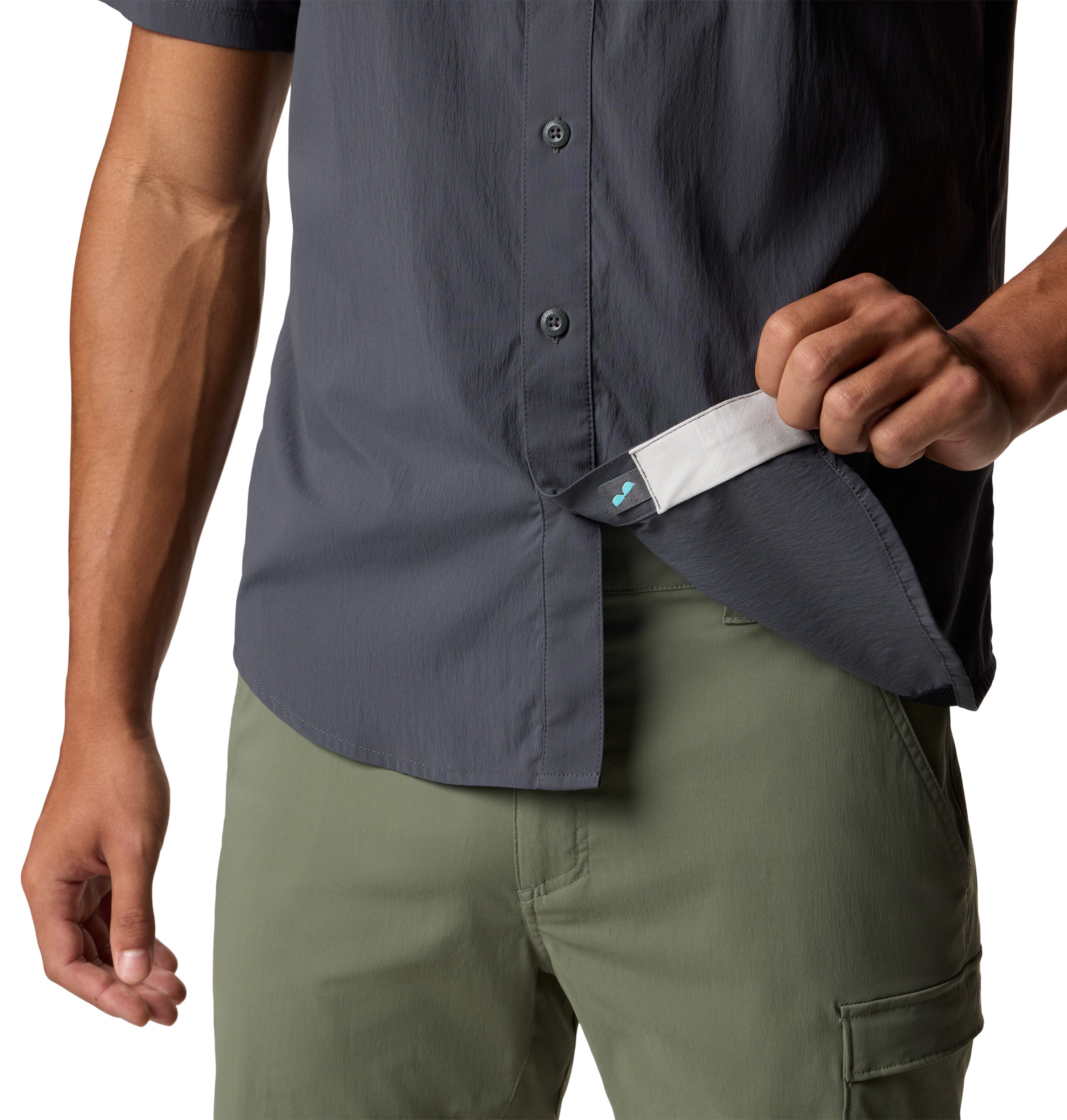 Camisa de manga corta para hombre Columbia Wild Cast